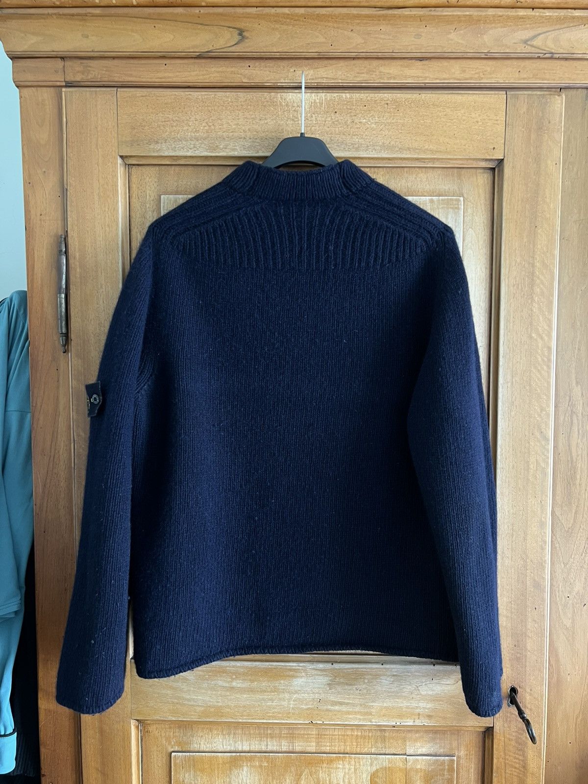 Stone Island A/W 2002 Stone Island Ribbed Collar Jumper Size XL Size US XL / EU 56 / 4 - 3 Thumbnail