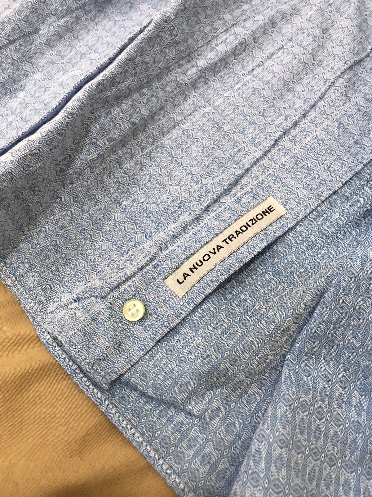 Etro ETRO MILANO WOVEN psychedilic pattern pur cotton button up Size US L / EU 52-54 / 3 - 6 Thumbnail