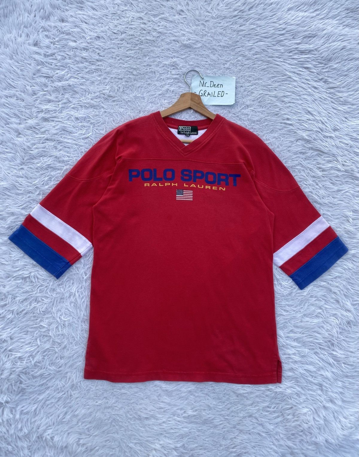 Polo Ralph Lauren Vintage Polo Sport Polo Ralph Lauren 3/4 Sleeves Shirt Size US M / EU 48-50 / 2 - 2 Thumbnail