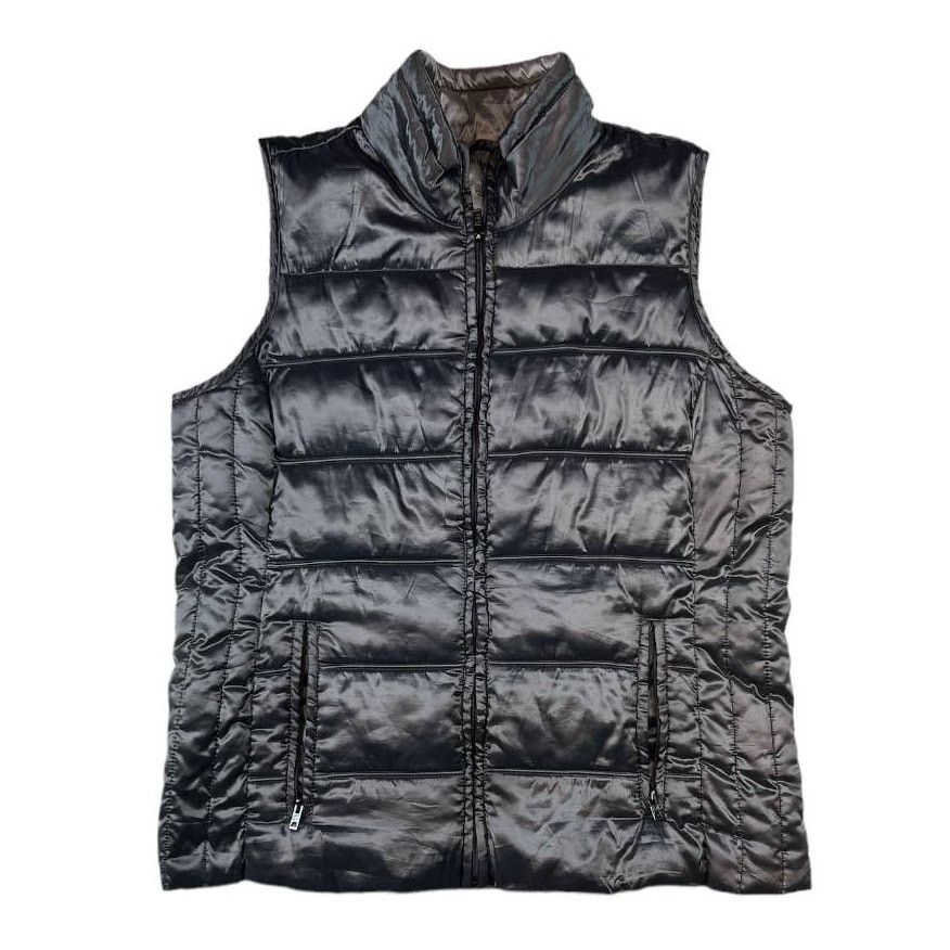 Liz Claiborne Gray Puffer Vest Size L