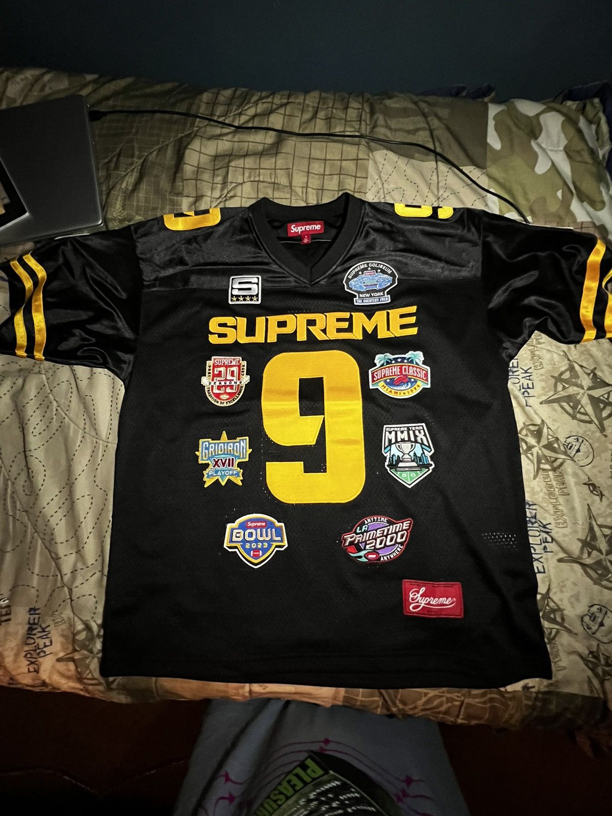 Supreme Supreme Championships Embroidered Football Jersey | Grailed