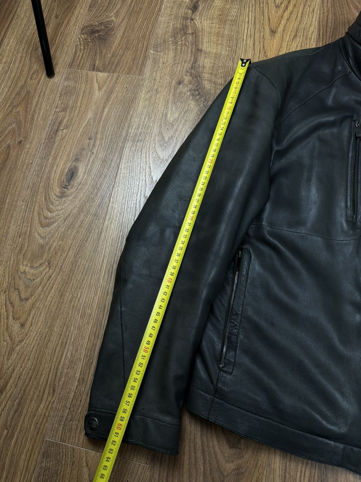 Ermenegildo Zegna Leather jacket Zegna Sport original luxury streetwear item Size US L / EU 52-54 / 3 - 7 Thumbnail