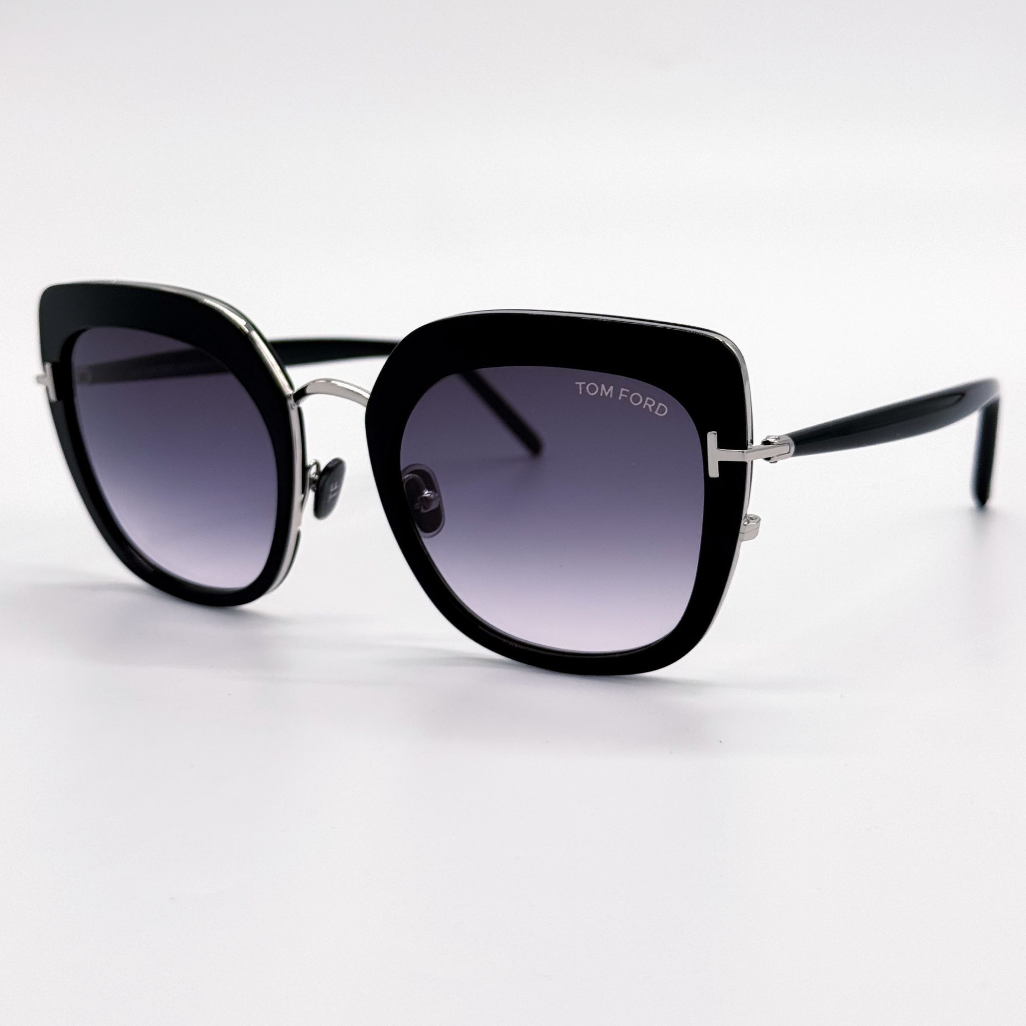 Tom Ford NEW TOM FORD VIRGINIA TF945 05B SUNGLASSES BLACK/GRAY WOMEN Size ONE SIZE - 2 Thumbnail