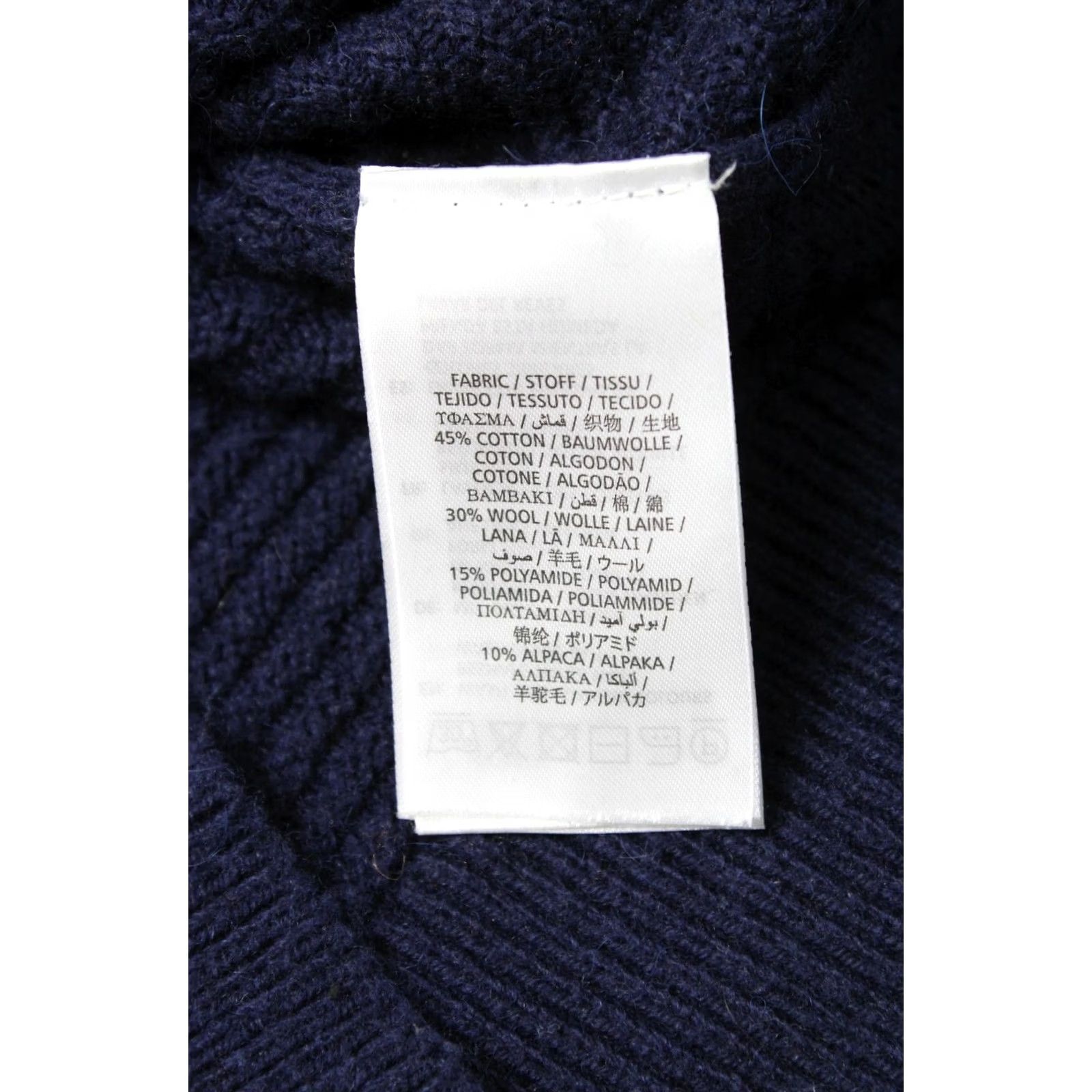 Gant GANT Rugger Jumper Men's LARGE Wool Alpaca Blend Pullover Round Neck Blue Size US L / EU 52-54 / 3 - 6 Thumbnail