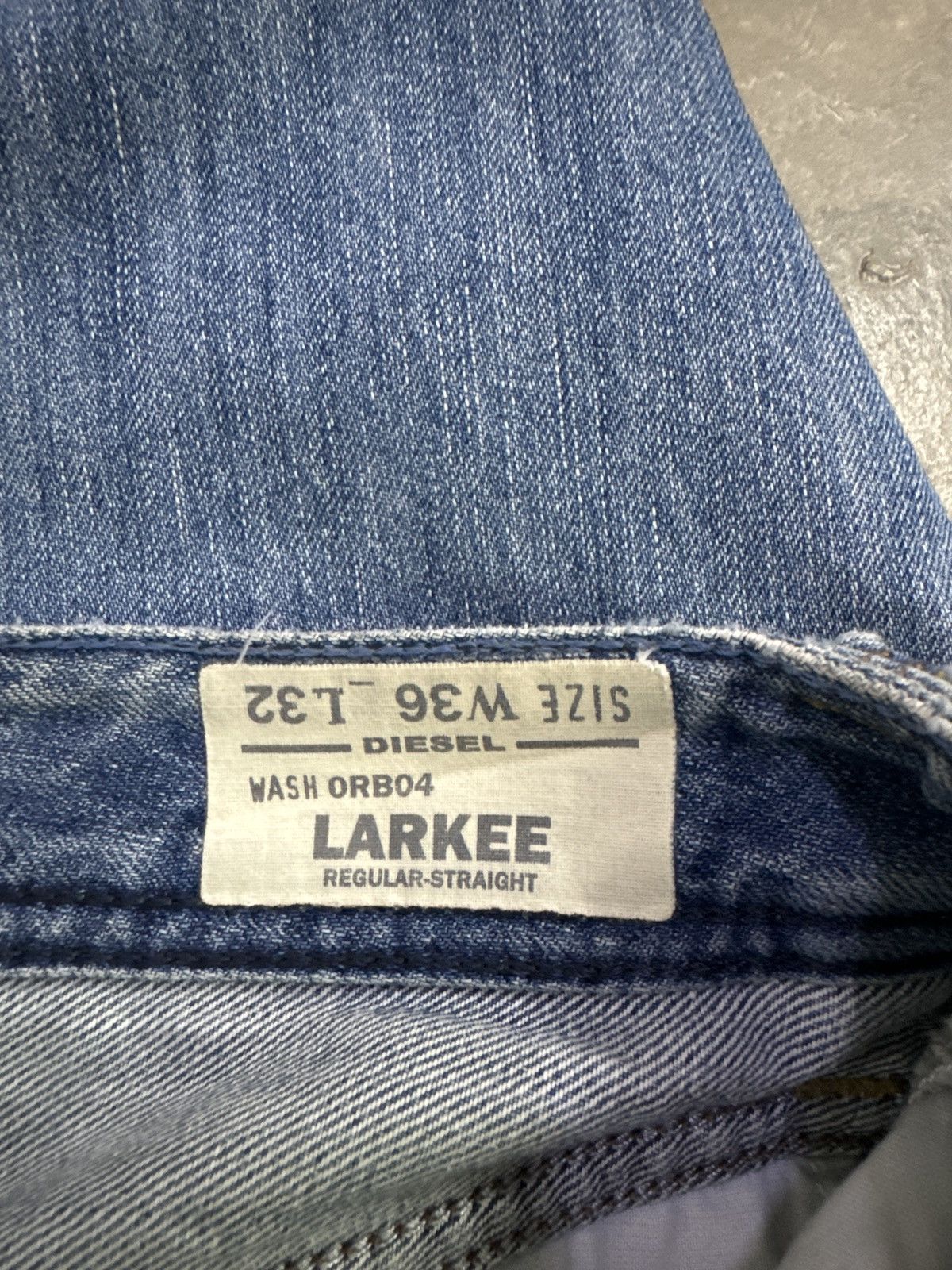 Japanese Brand × Vintage Vintage Distressed Diesel Industry Thrashed Jeans Size US 36 / EU 52 - 19 Thumbnail