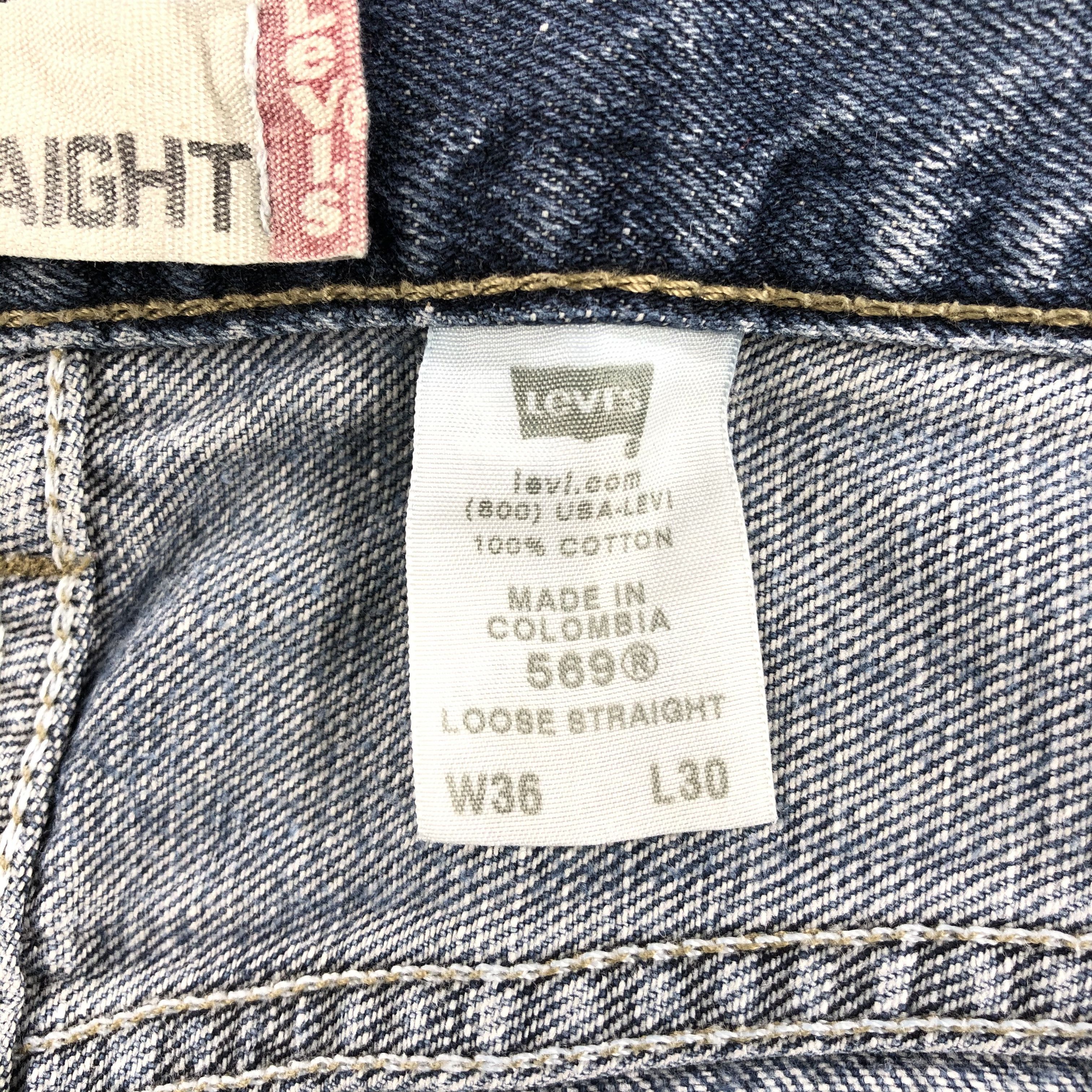 Levi's Vintage Levis 569 Earth Tone Jeans-J1513 Size US 37 - 14 Thumbnail
