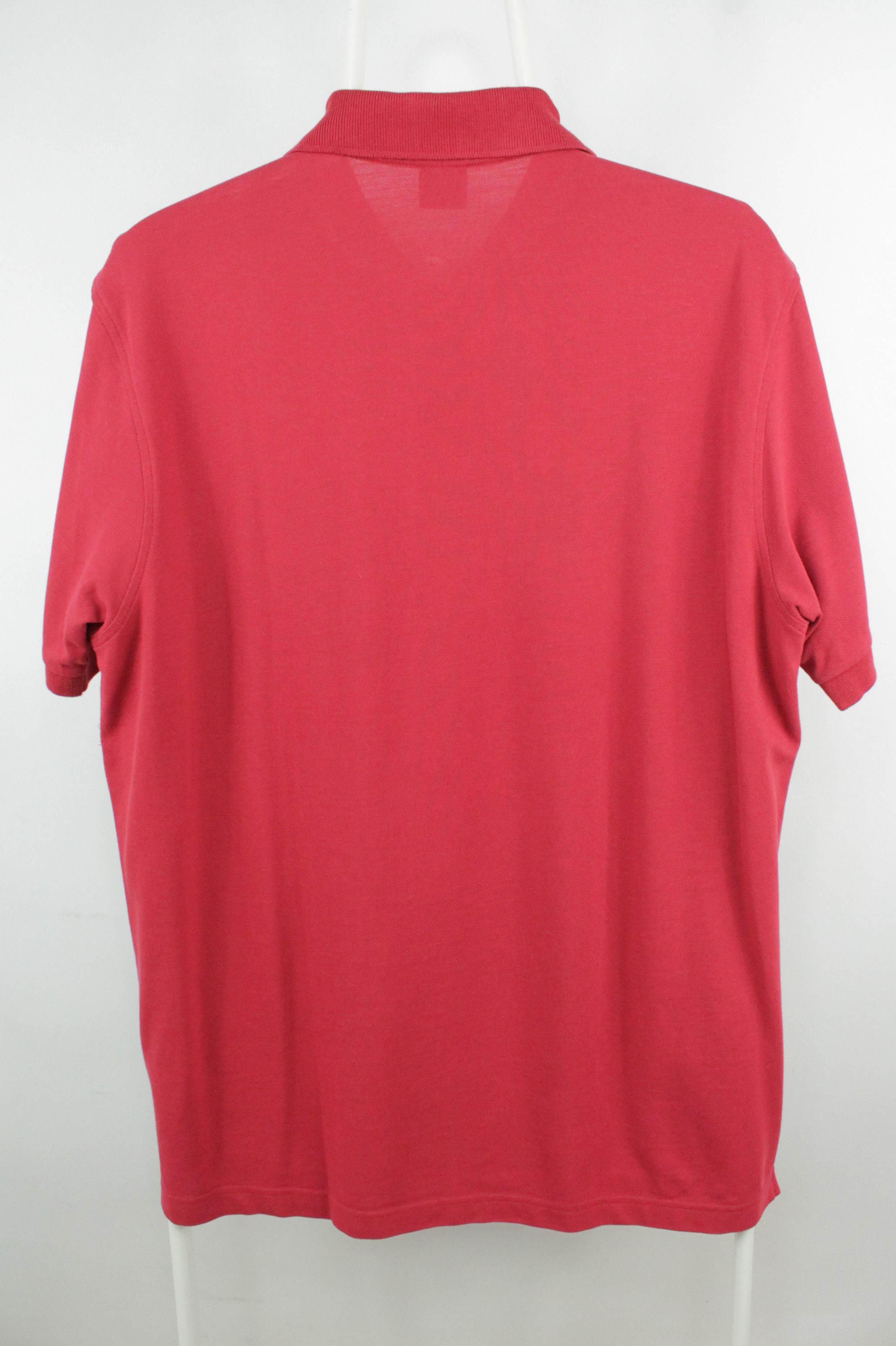Hugo Boss × Vintage Hugo Boss Ferrara Regular Fit Pima Cotton Red Polo Shirt Size US M / EU 48-50 / 2 - 7 Thumbnail