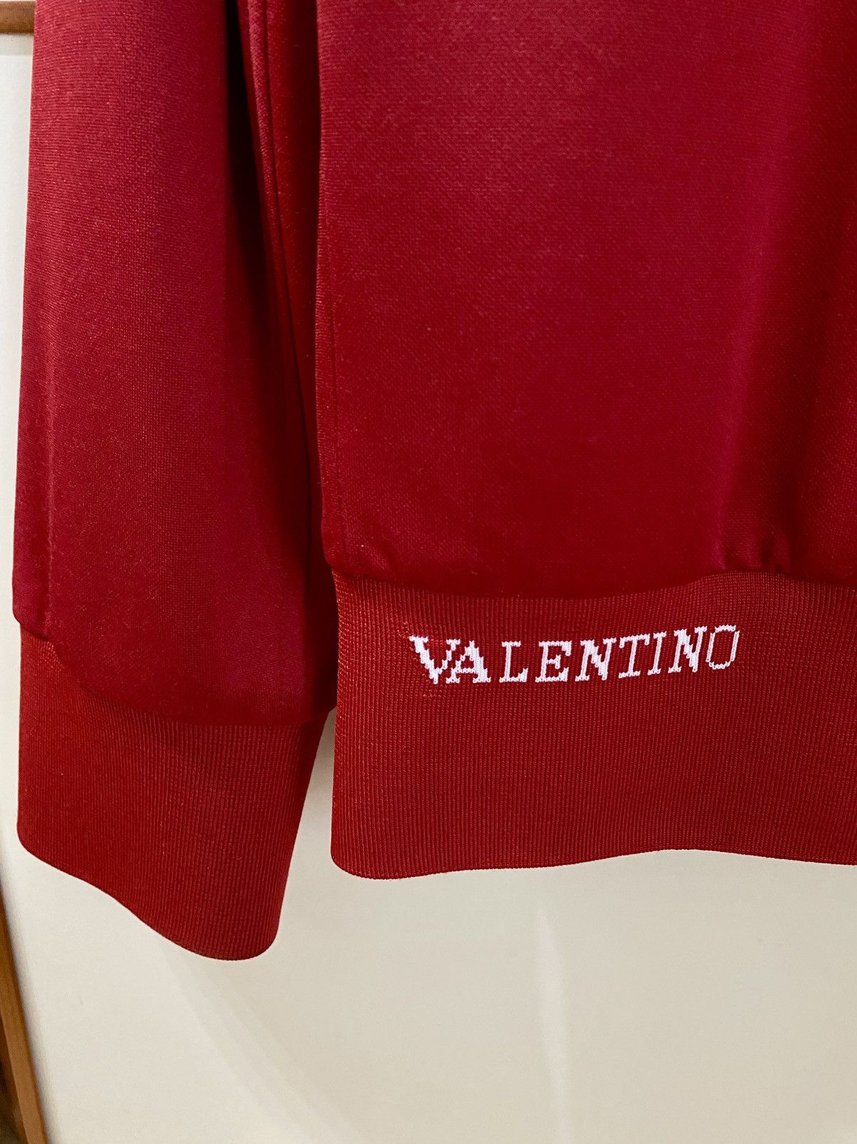 Valentino Valentino Archive Red and White Stripe Track Jacket, 48, New Size US M / EU 48-50 / 2 - 2 Thumbnail
