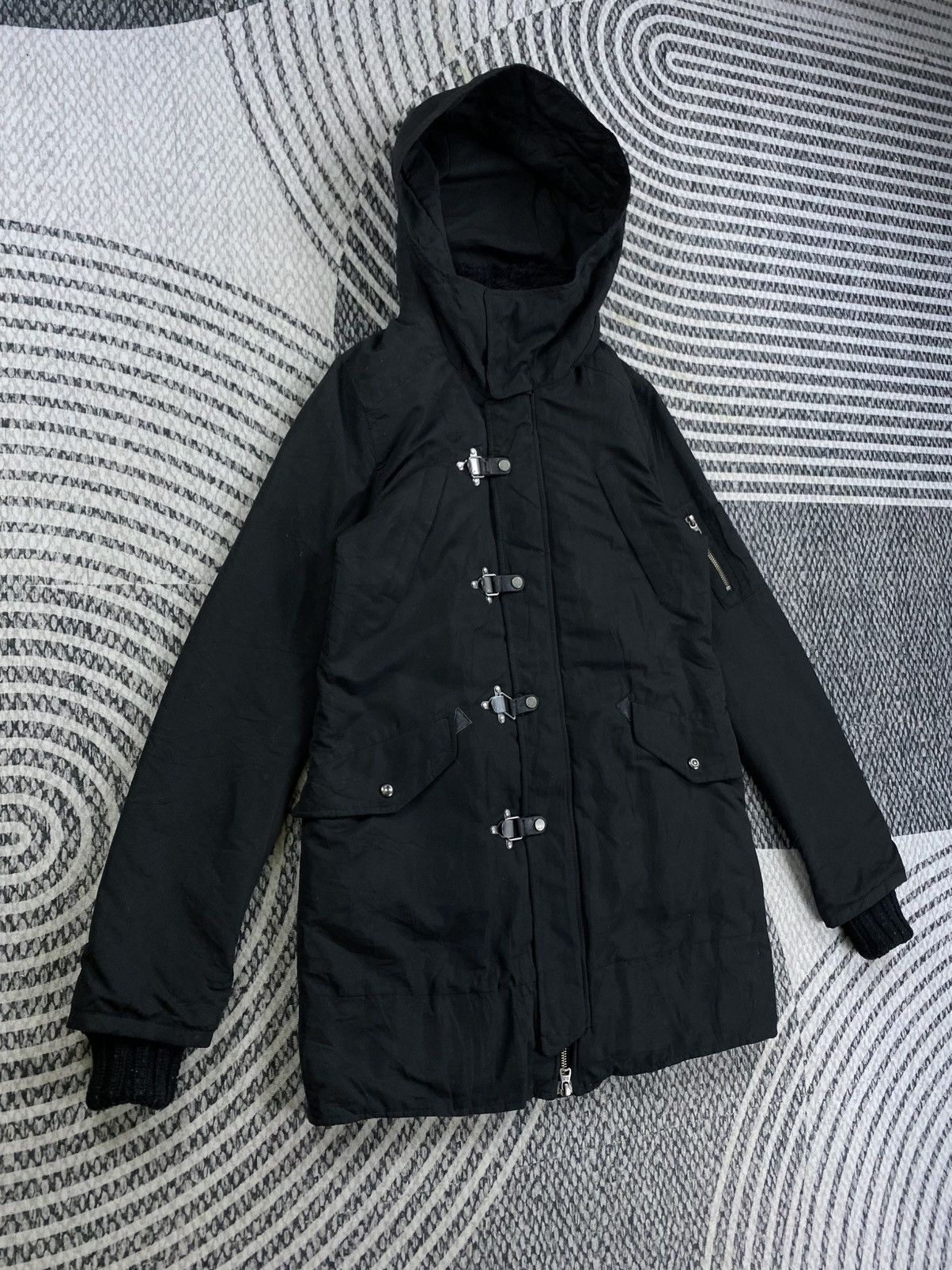 SLY Vintage SLY Military Fireman Parka Jacket Size US S / EU 44-46 / 1 - 4 Thumbnail
