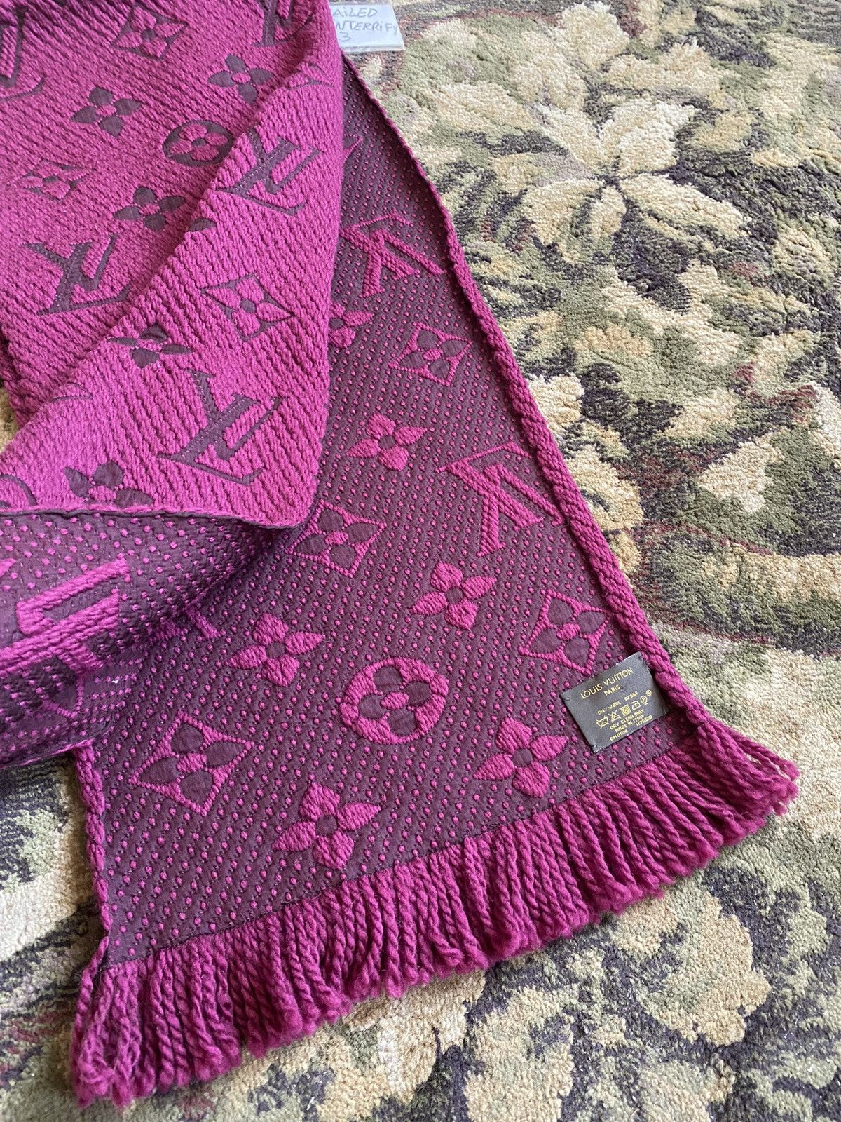Louis Vuitton Louis Vuitton Monogram Wool Scarf Size ONE SIZE - 5 Thumbnail