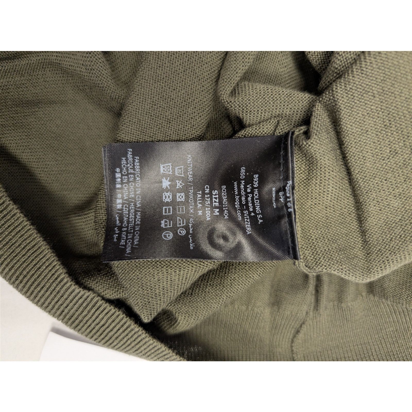 Boggi o1rshd1 CC20 Long Sleeve Knitwear Polo Shirt in Dark Brown Size US M / EU 48-50 / 2 - 17 Thumbnail