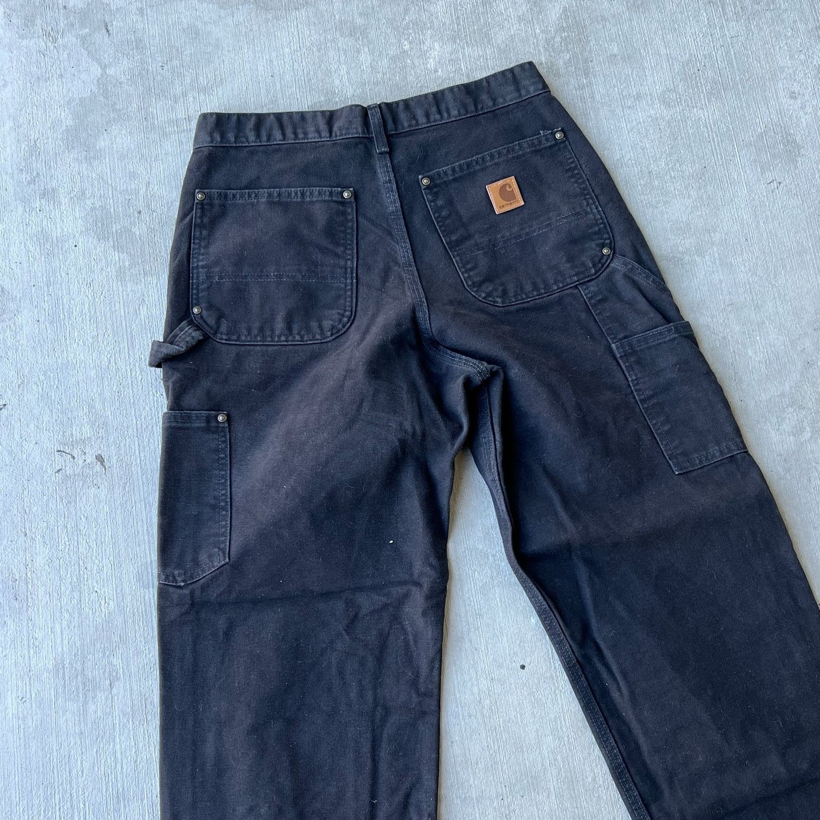 Carhartt × Vintage Carhartt black double knee work wear carpenter pants Size US 30 / EU 46 - 6 Thumbnail