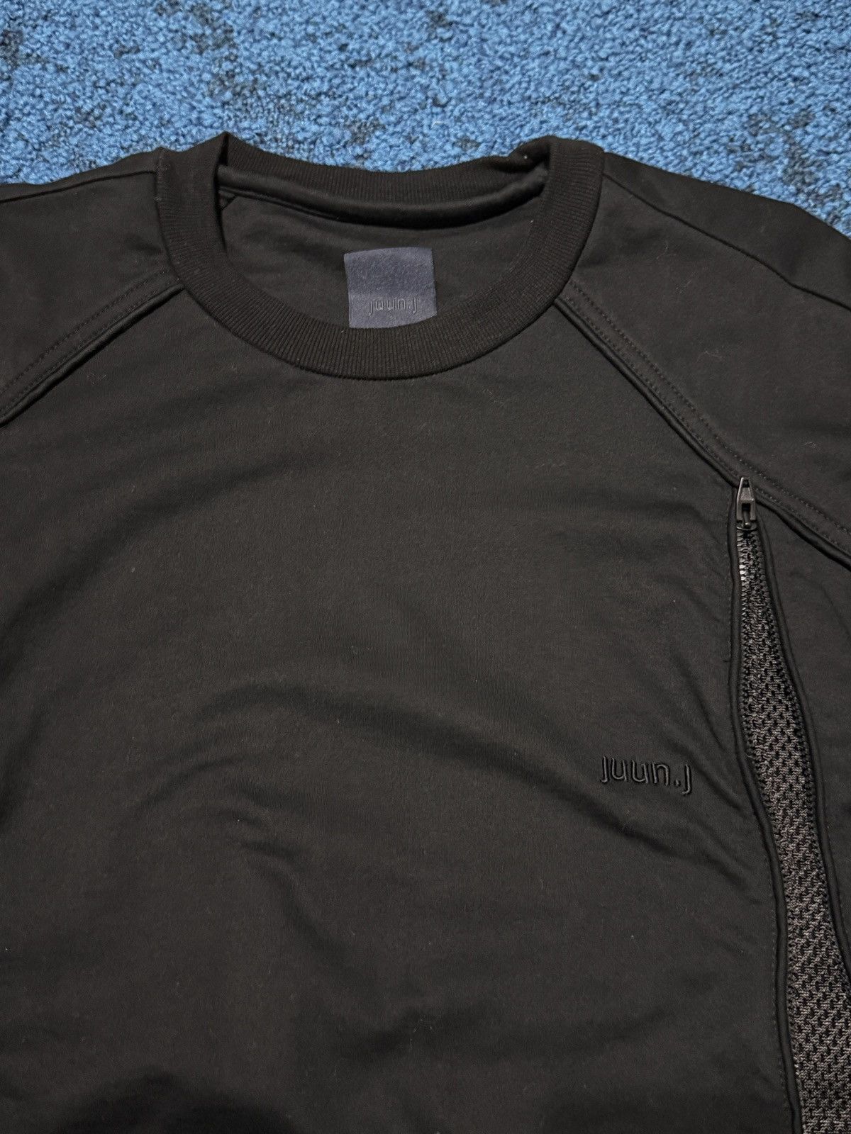 Juun.J Juun J Black Panel Sweatshirt Size US M / EU 48-50 / 2 - 5 Thumbnail