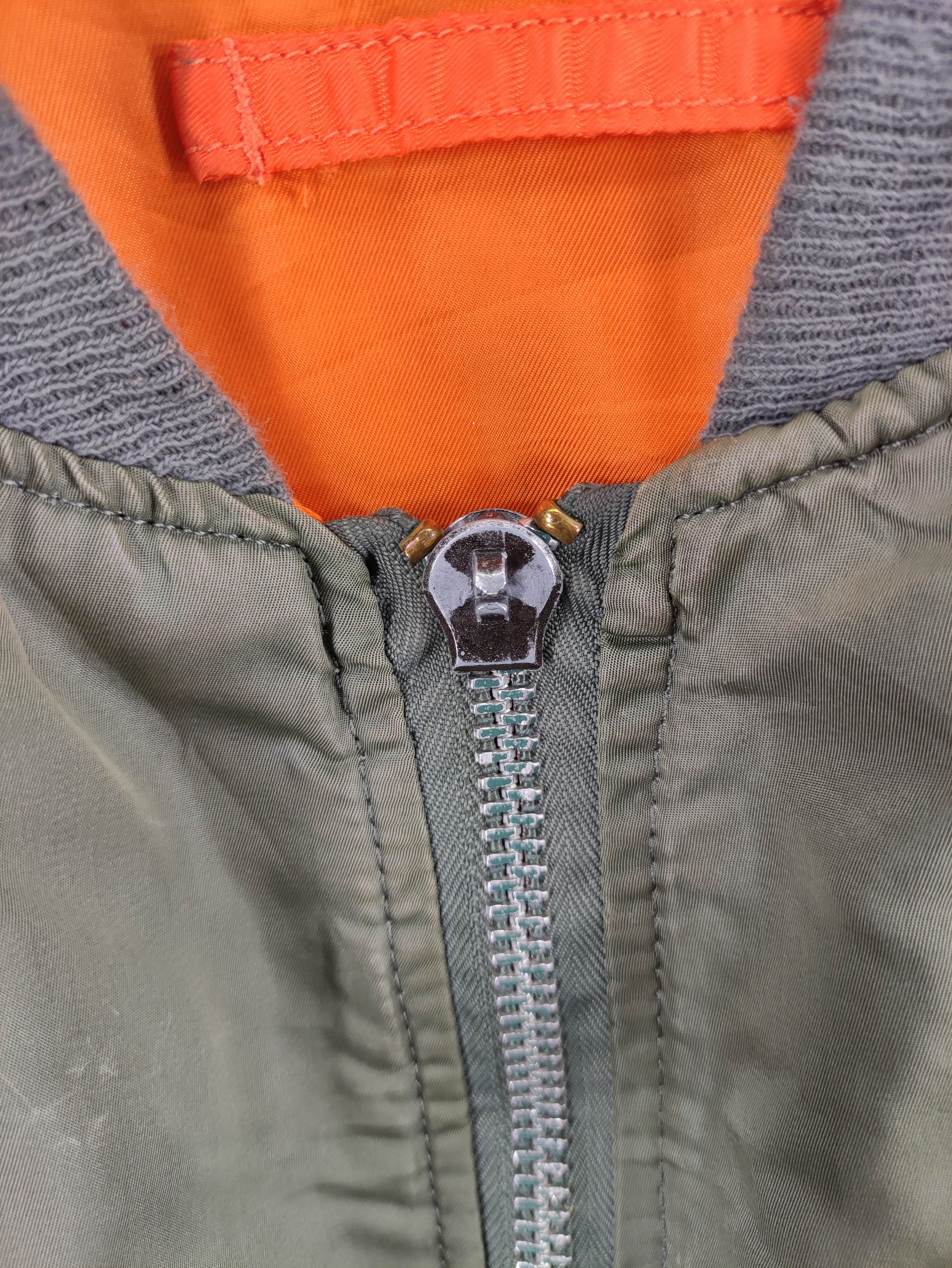 Alpha Industries Vintage Alpha Industries Ma-1 Bomber Jacket Reversible Size US XL / EU 56 / 4 - 8 Thumbnail