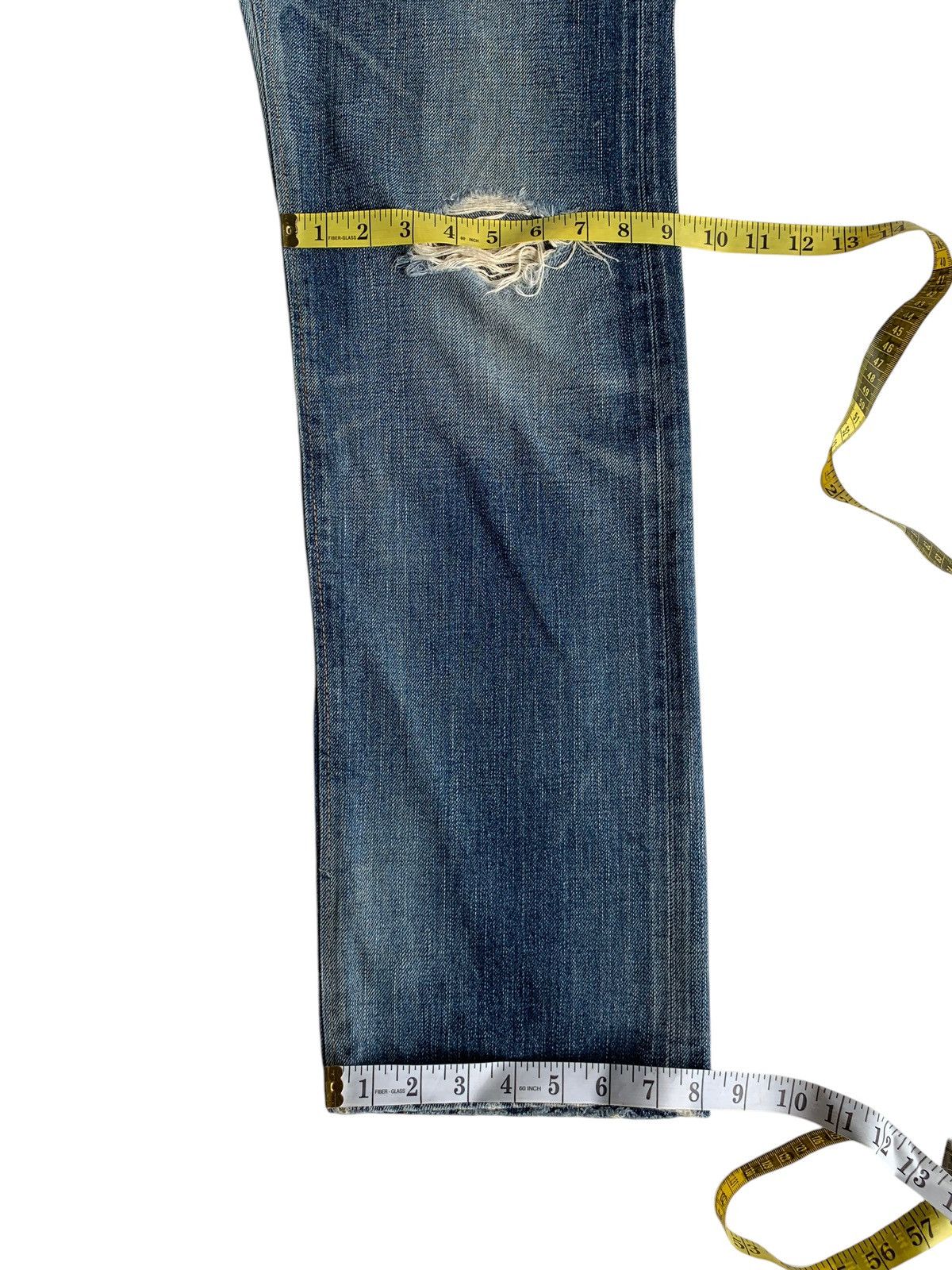 Edwin × Kapital × Vintage EDWIN SELVEDGE REDLINE JAPANESE DISTRESSED DENIM Size US 29 - 19 Thumbnail
