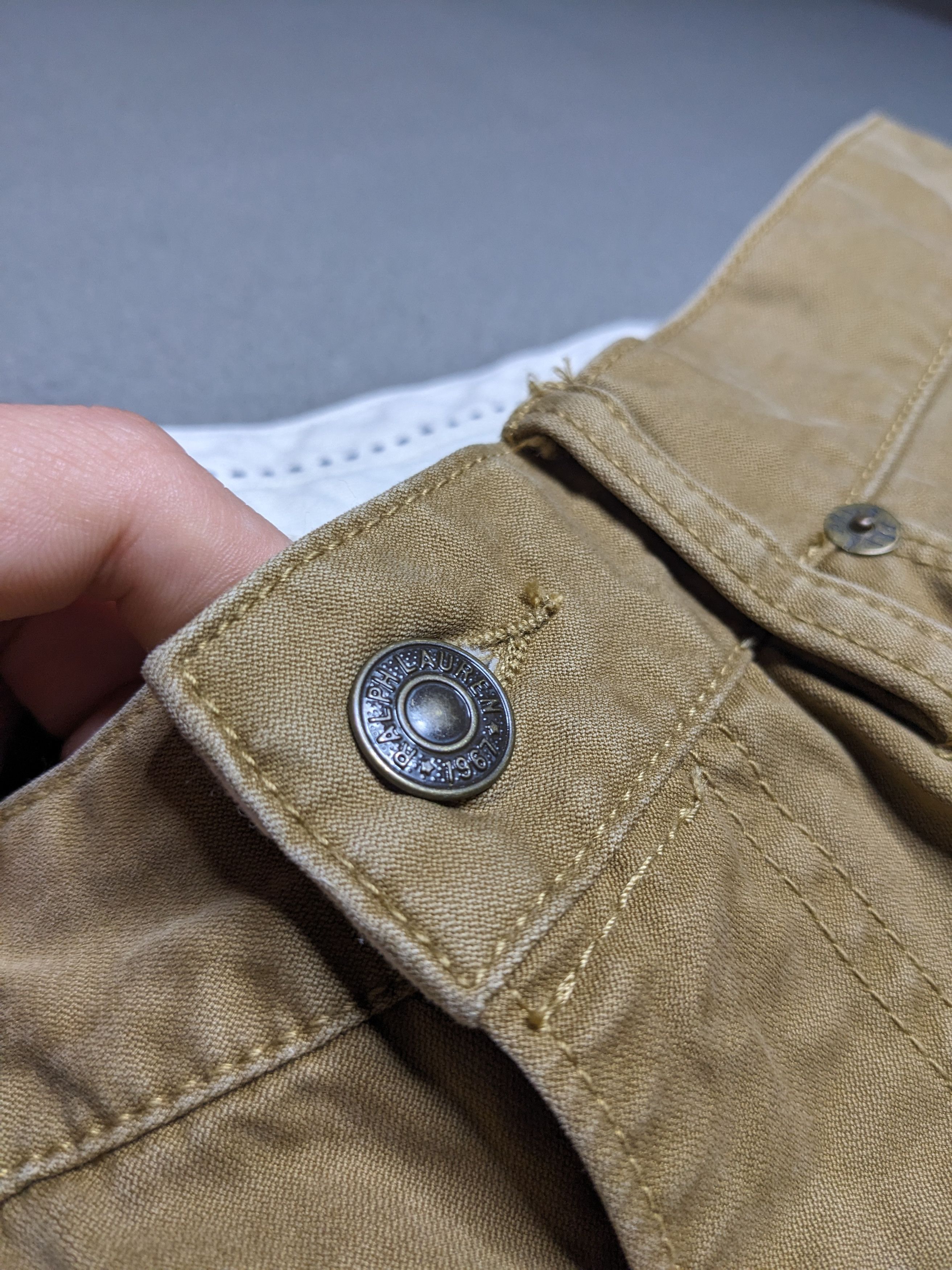 Polo Ralph Lauren Polo Ralph Lauren Dungaree Pants 34x30 Straight Small Pony Size US 34 / EU 50 - 10 Thumbnail