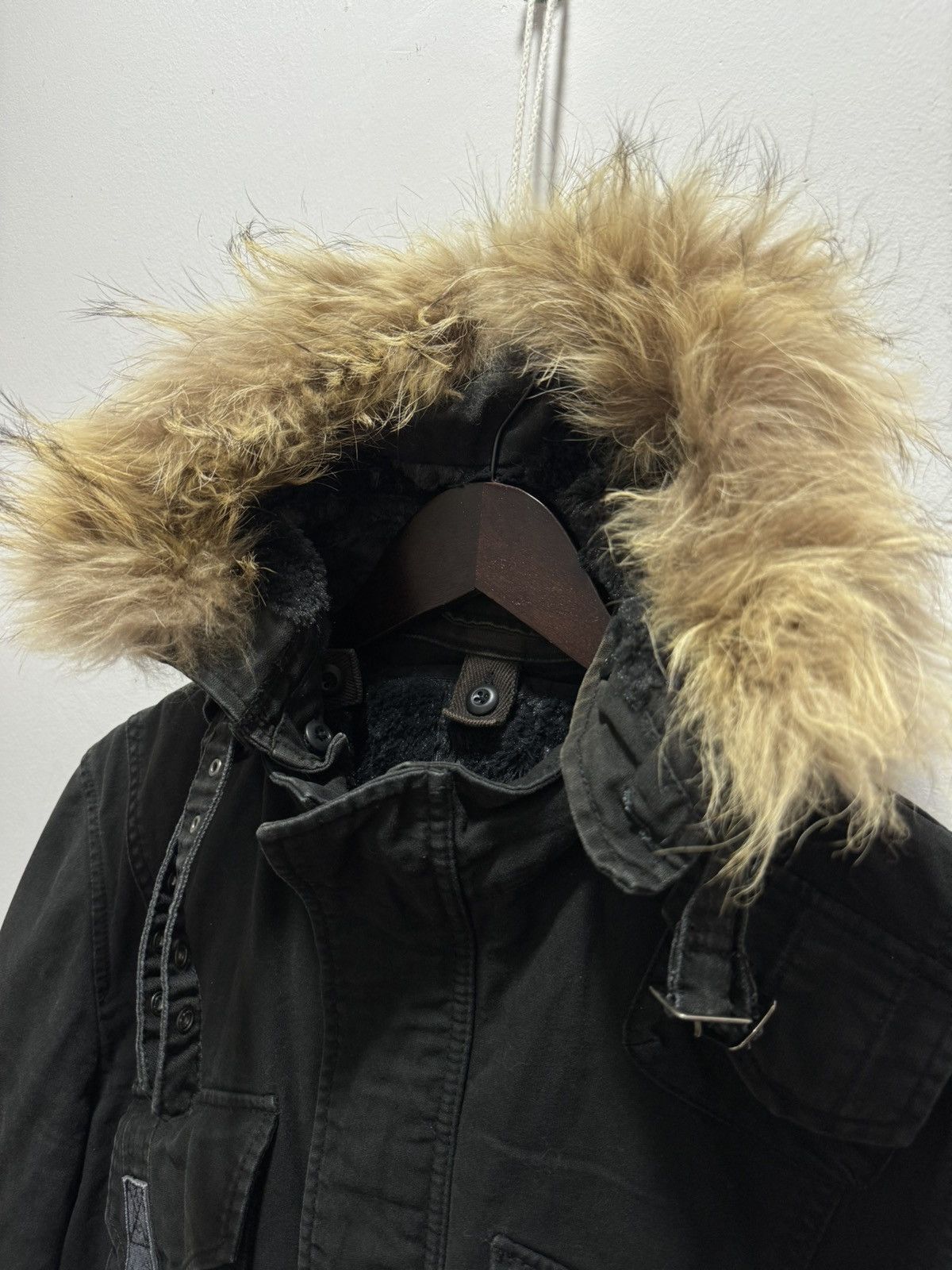 Vintage VINTAGE PPFM LGB STYLE FUR HOODIE JACKET Size M / US 6-8 / IT 42-44 - 6 Thumbnail