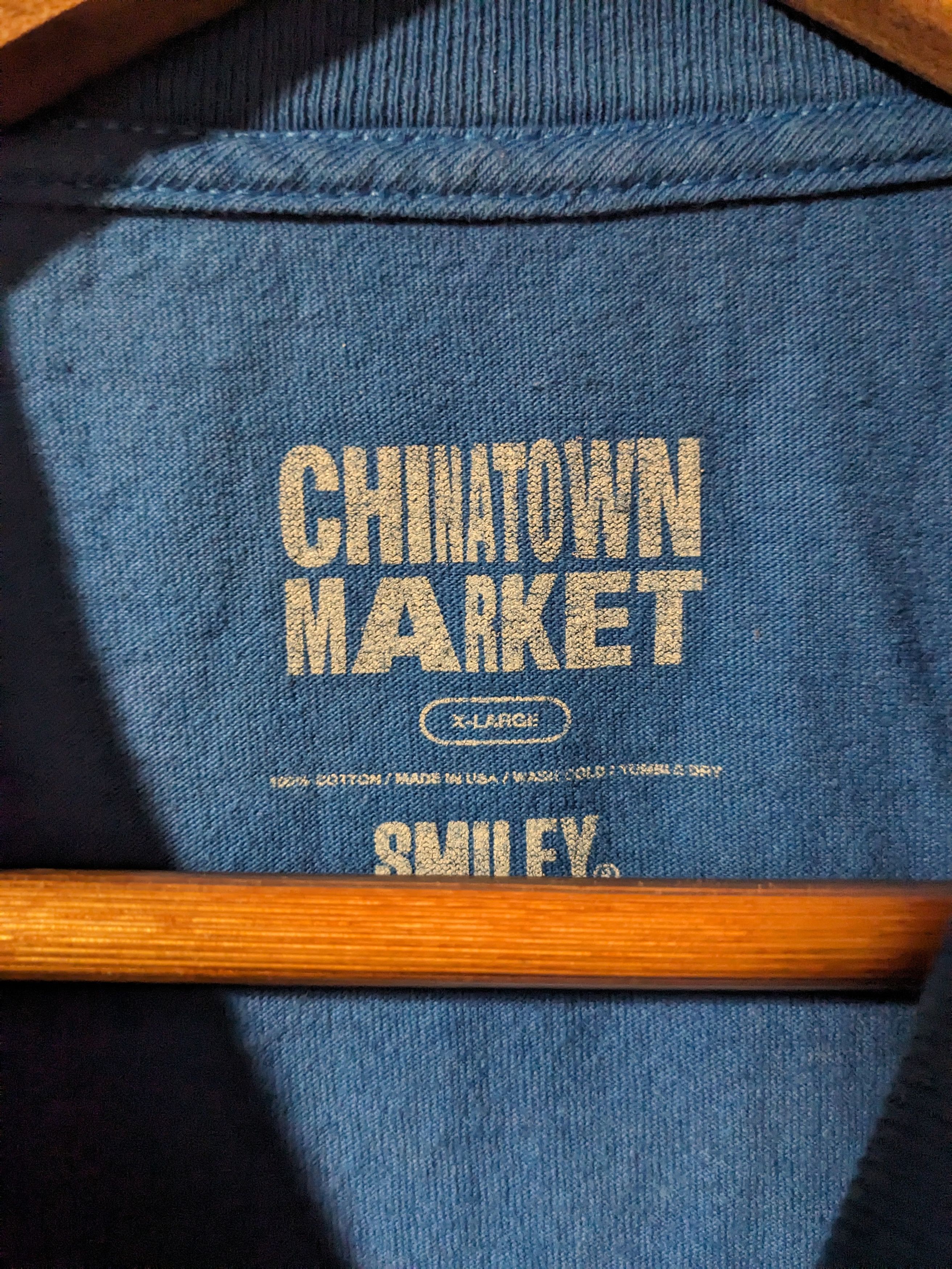 Designer × Market Chinatown Market Smiling Face Logo Streetwear T-Shirt Size US XL / EU 56 / 4 - 3 Thumbnail