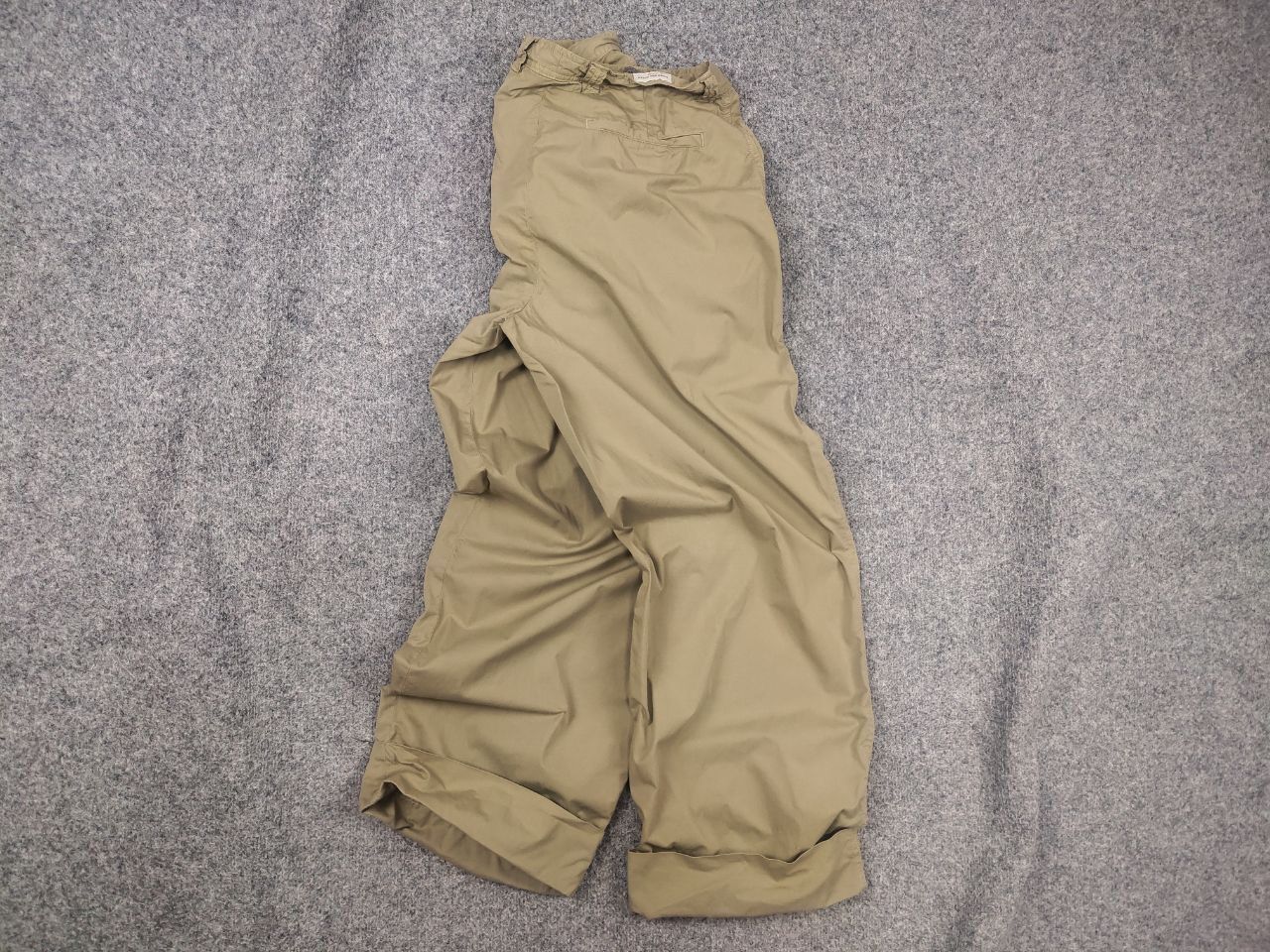 Dries Van Noten Dries Van Noten Design Wide Leg Beige Trouser Chino Pants Size 30" / US 8 / IT 44 - 2 Thumbnail