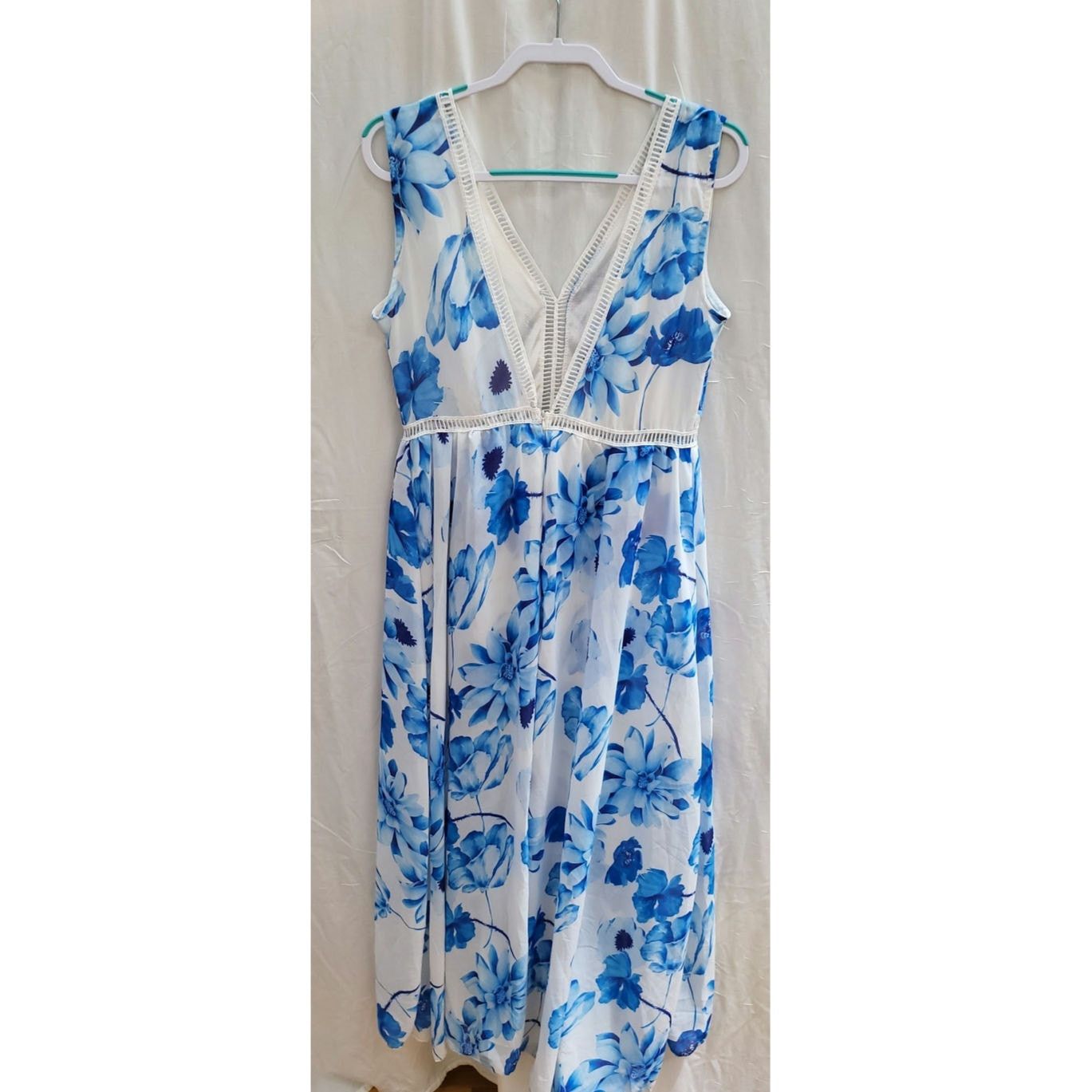 Other Blue floral dress with attached mini skirt size Xlarge Size XL / US 12-14 / IT 48-50 - 5 Thumbnail