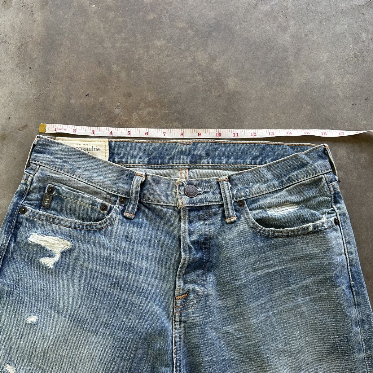 Vintage Abercrombie & Fitch Faded Distress Denim Jean Pant