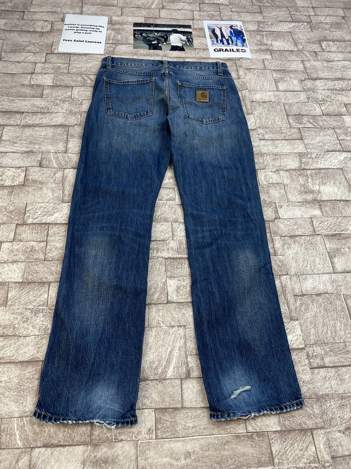 Carhartt Wip × Japanese Brand Vintage Carhartt by Y2K style Jeans Pants Size US 32 / EU 48 - 2 Thumbnail