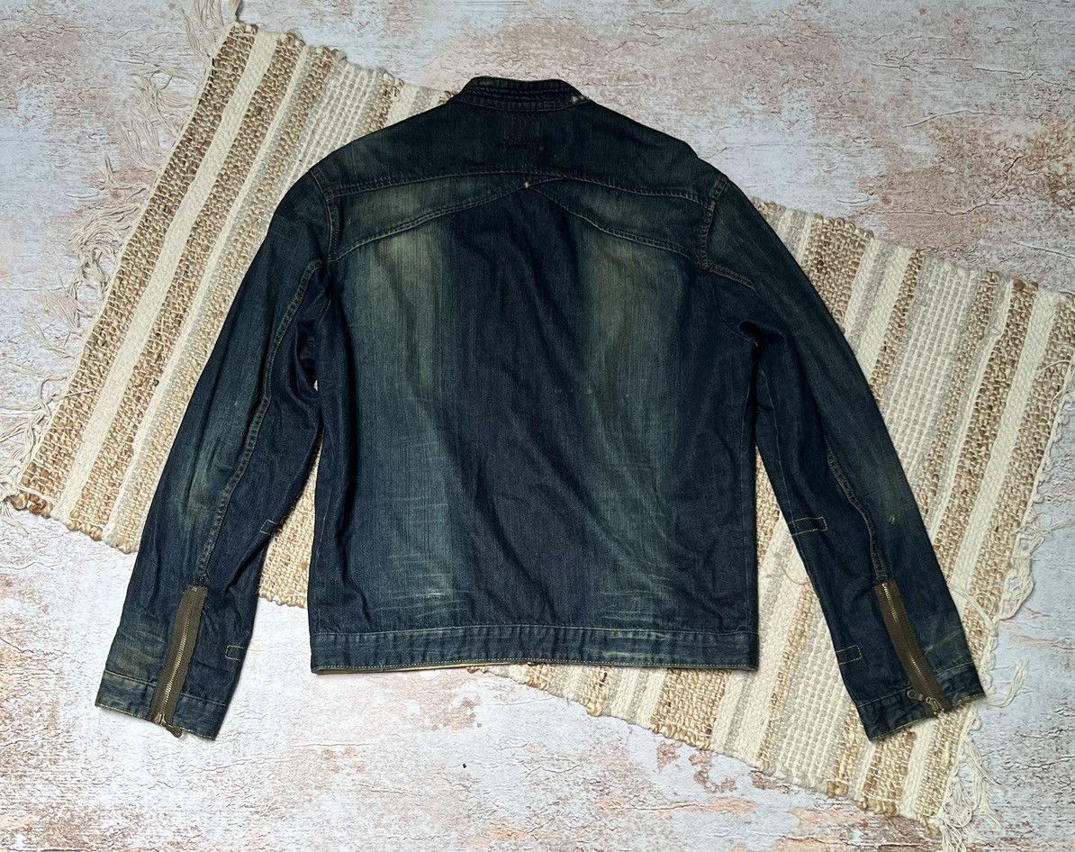 Firetrap × Japanese Brand Firetrap vintage racing denim zip jacket Size US L / EU 52-54 / 3 - 6 Thumbnail