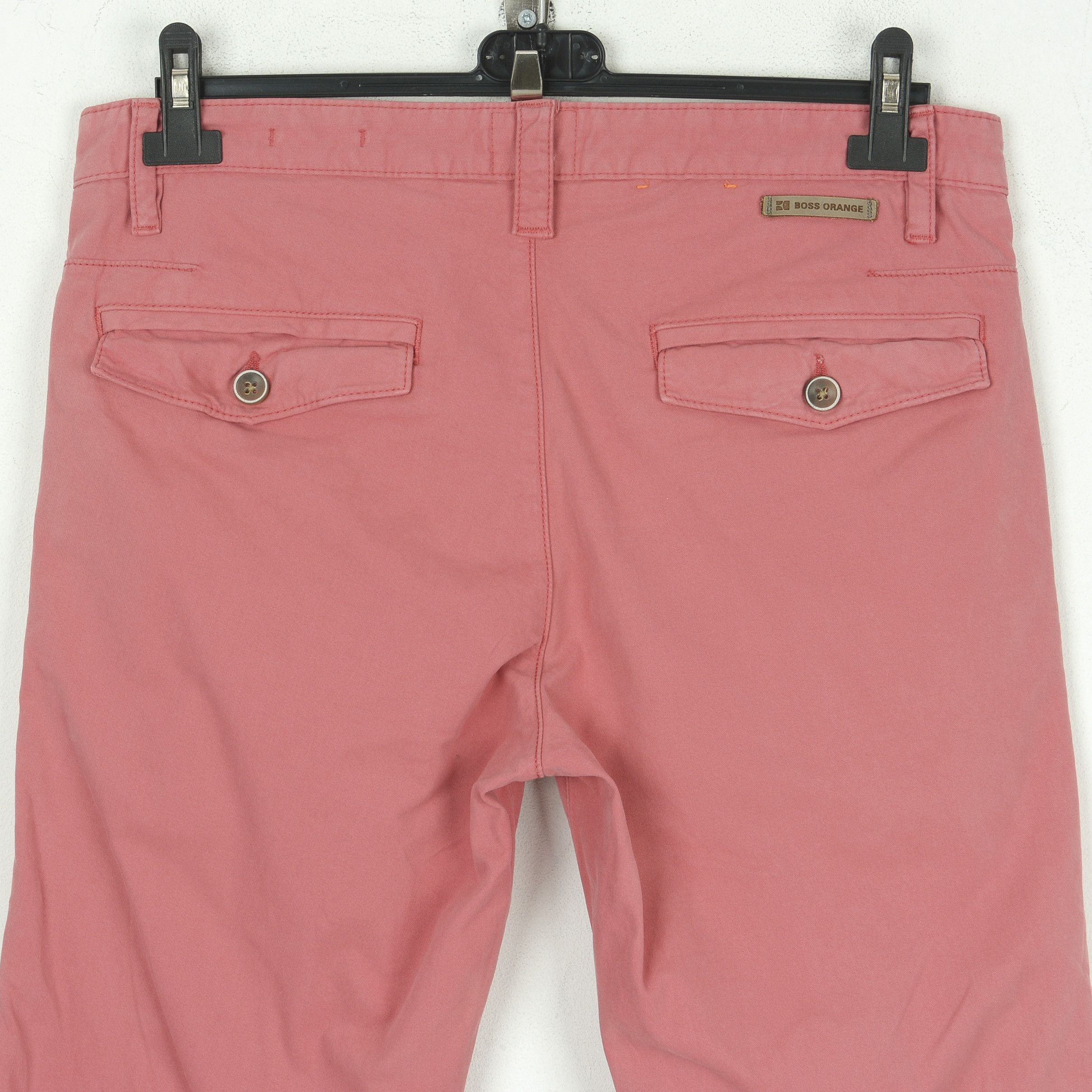 Hugo Boss Orange Sairy W34 L34 Pink Pants Trousers Zip Fly Work Size US 32 / EU 48 - 5 Thumbnail