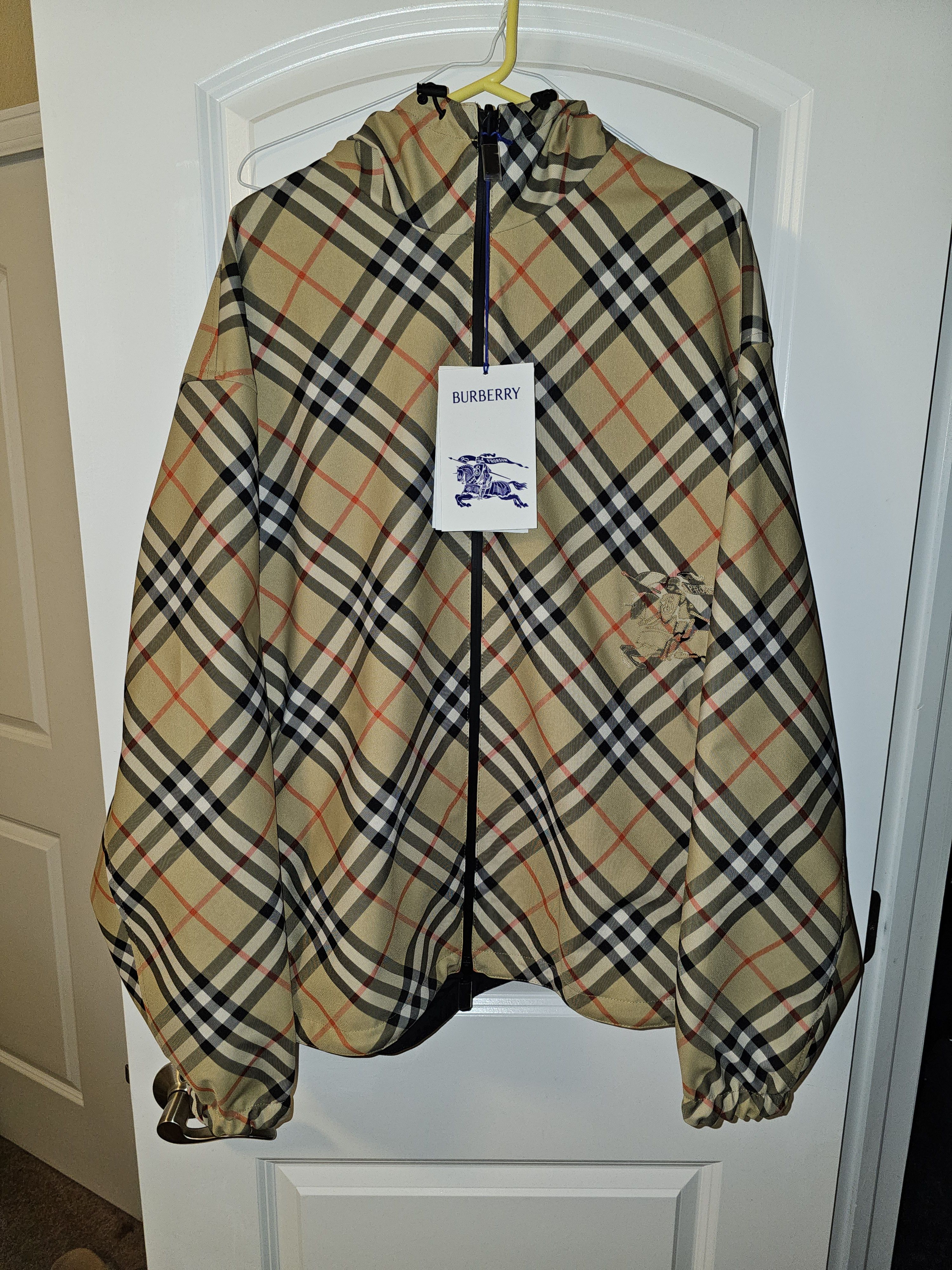 Burberry Burberry Reversible Check Jacket Sand/Beige Size US XL / EU 56 / 4 - 1 Thumbnail