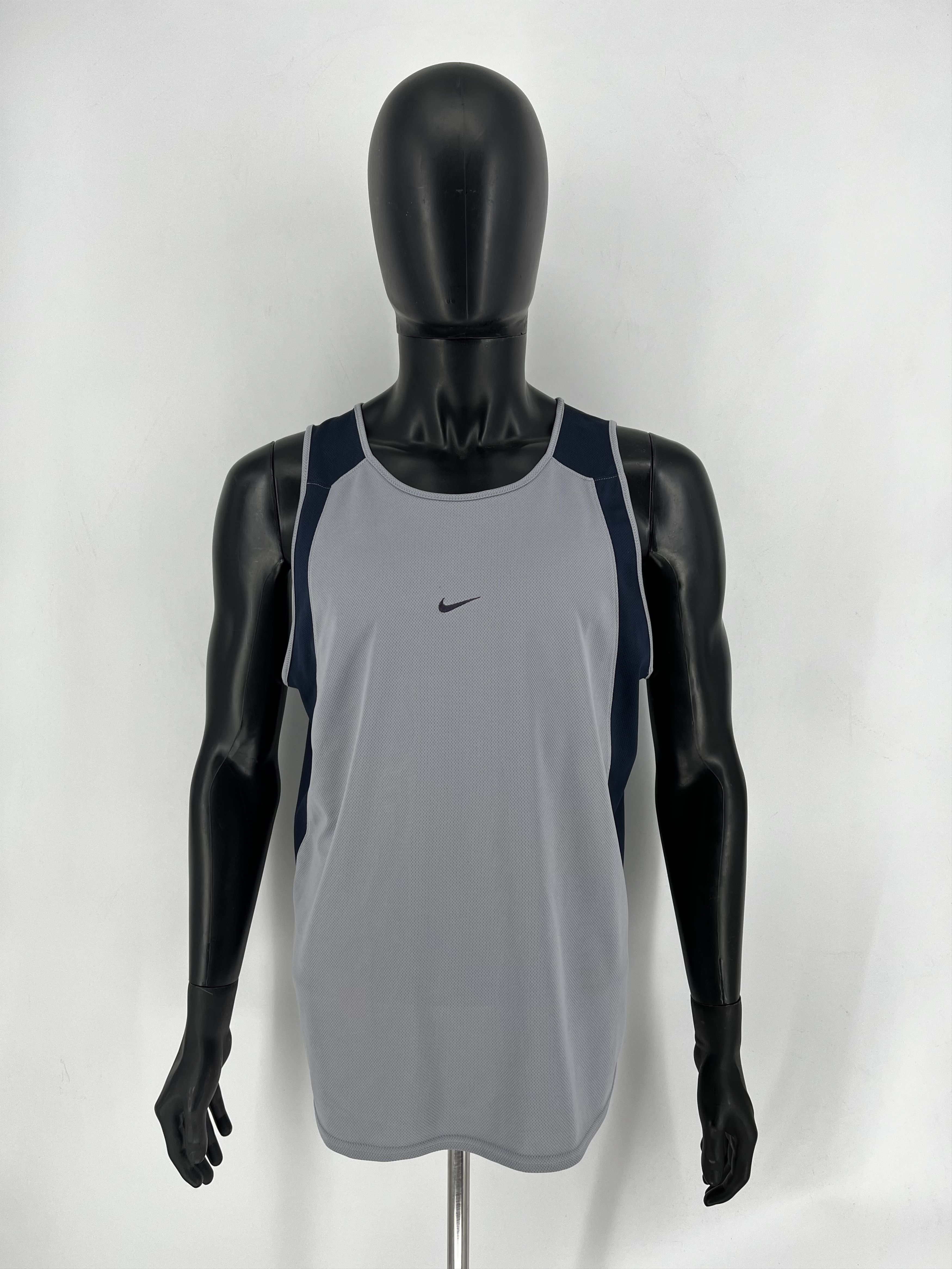 Nike Vintage Y2K Nike Dri-Fit Jersey Swoosh Logo Size US XL / EU 56 / 4 - 2 Thumbnail