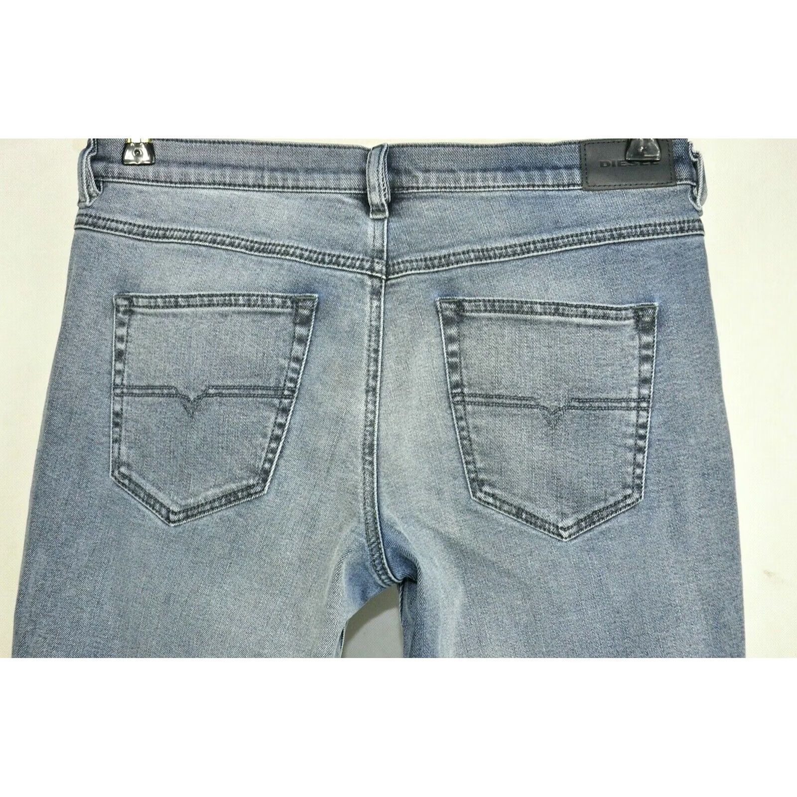 Diesel DIESEL Belthy ANKLE -D 084SJ STRETCH REGULAR SLIM-STRAIGHT LOW WAIST Jeans W29/L32 Blue Womens Jeans Size 29" - 6 Thumbnail
