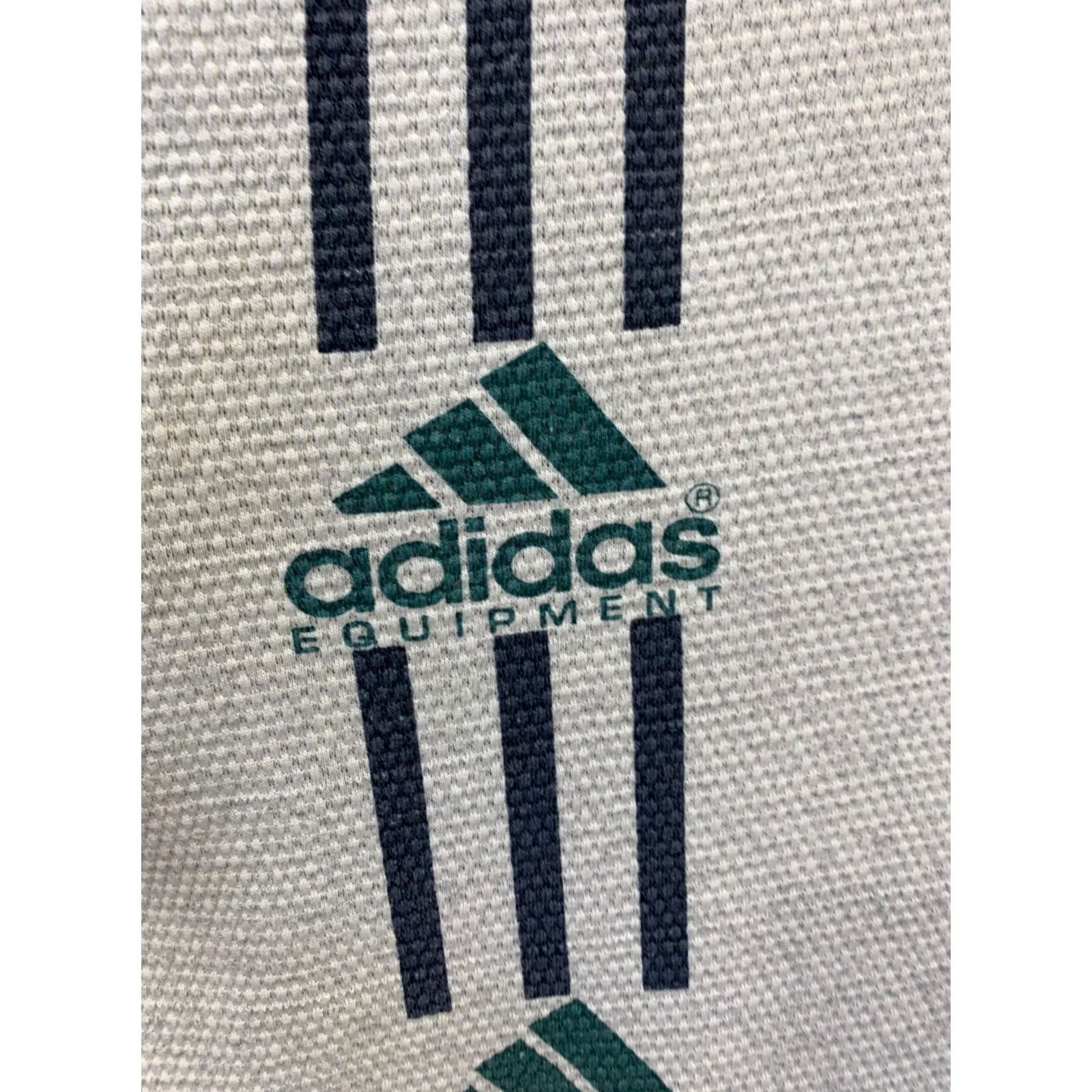 Adidas VINTAGE Adidas Equipment Polo Shirt Green White XL 90s All Over Print Mens Size US XL / EU 56 / 4 - 7 Thumbnail