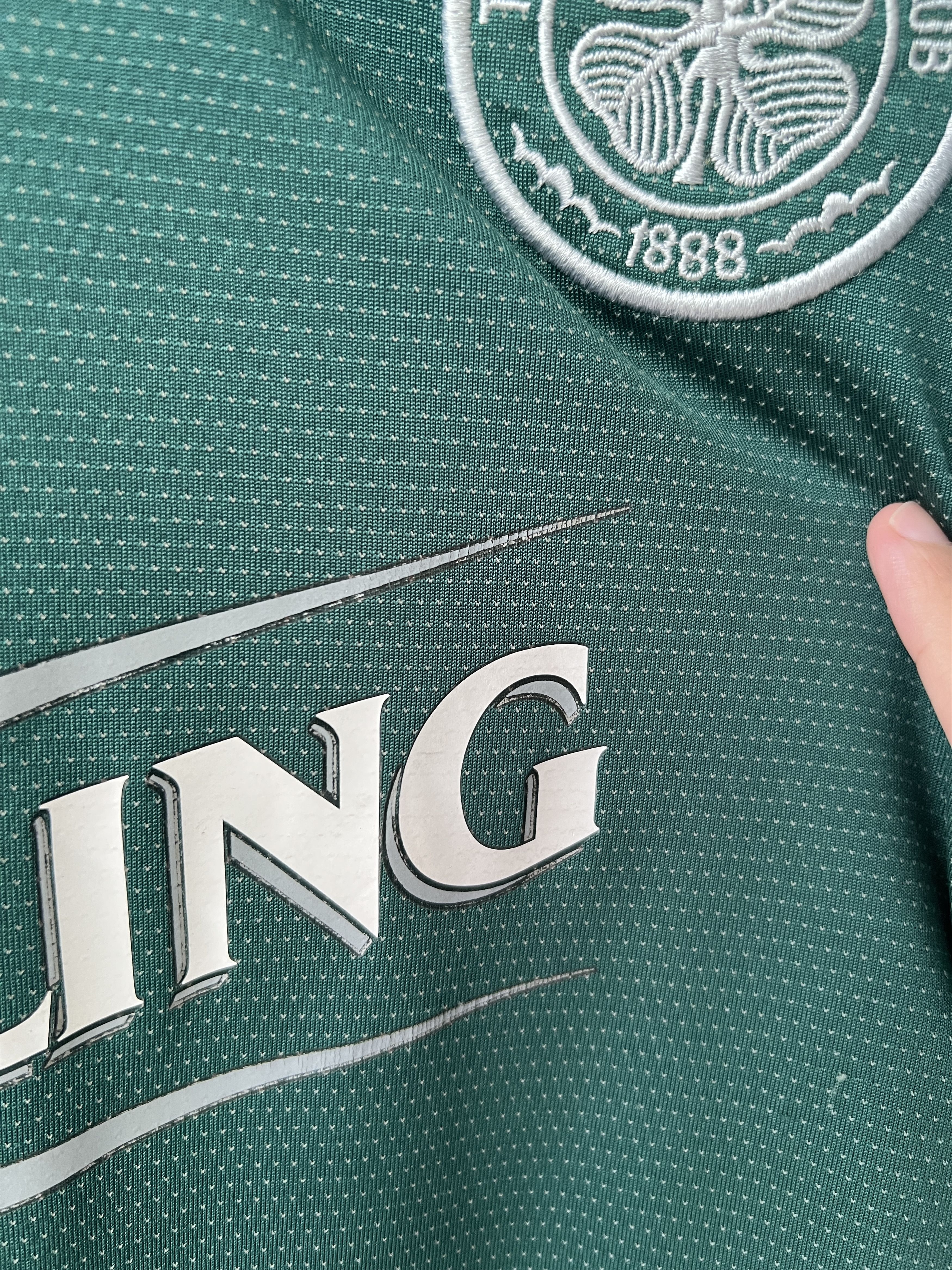 Umbro (XL) Celtic 2004-05 Away Kit Juninho #7 Size US XL / EU 56 / 4 - 6 Thumbnail