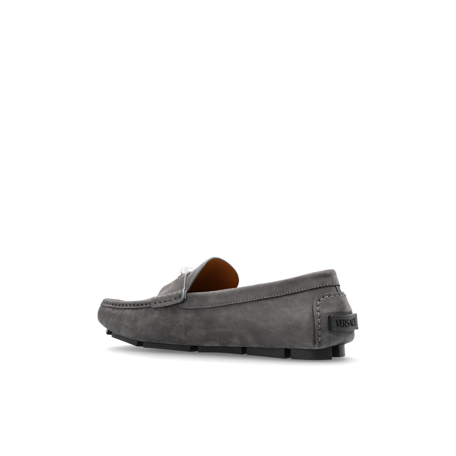 Versace VERSACE Gray Suede Loafers New And Authentic (Men's size:US Size US 7.5 / EU 40-41 - 3 Thumbnail