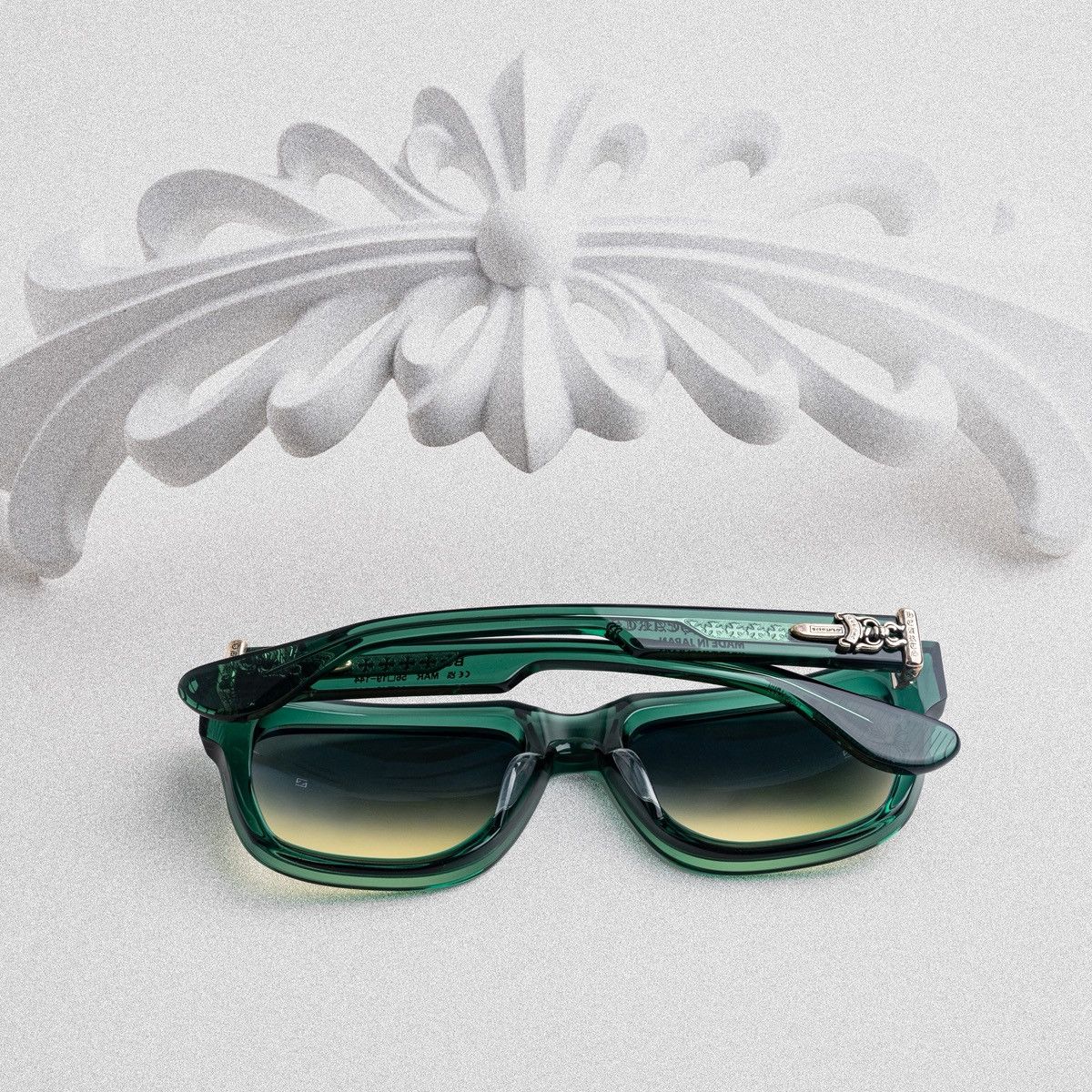 Chrome Hearts CHROME HEARTS BOX OFFICER MARINE SUNGLASSES Size ONE SIZE - 7 Thumbnail