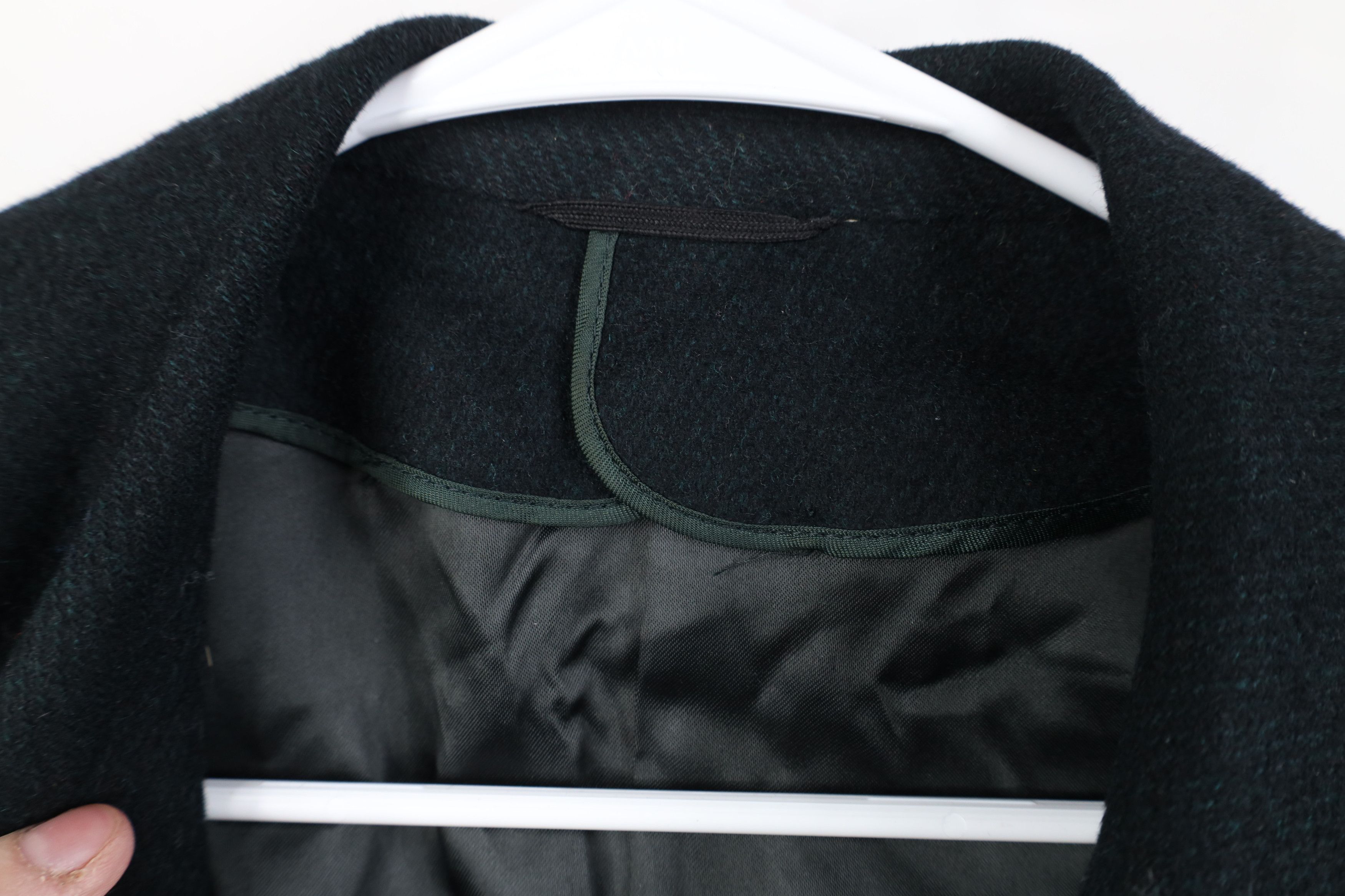 Vintage Vintage 40s Joseph Feiss Overcoat Jacket Green Black USA Size US XXL / EU 58 / 5 - 4 Thumbnail