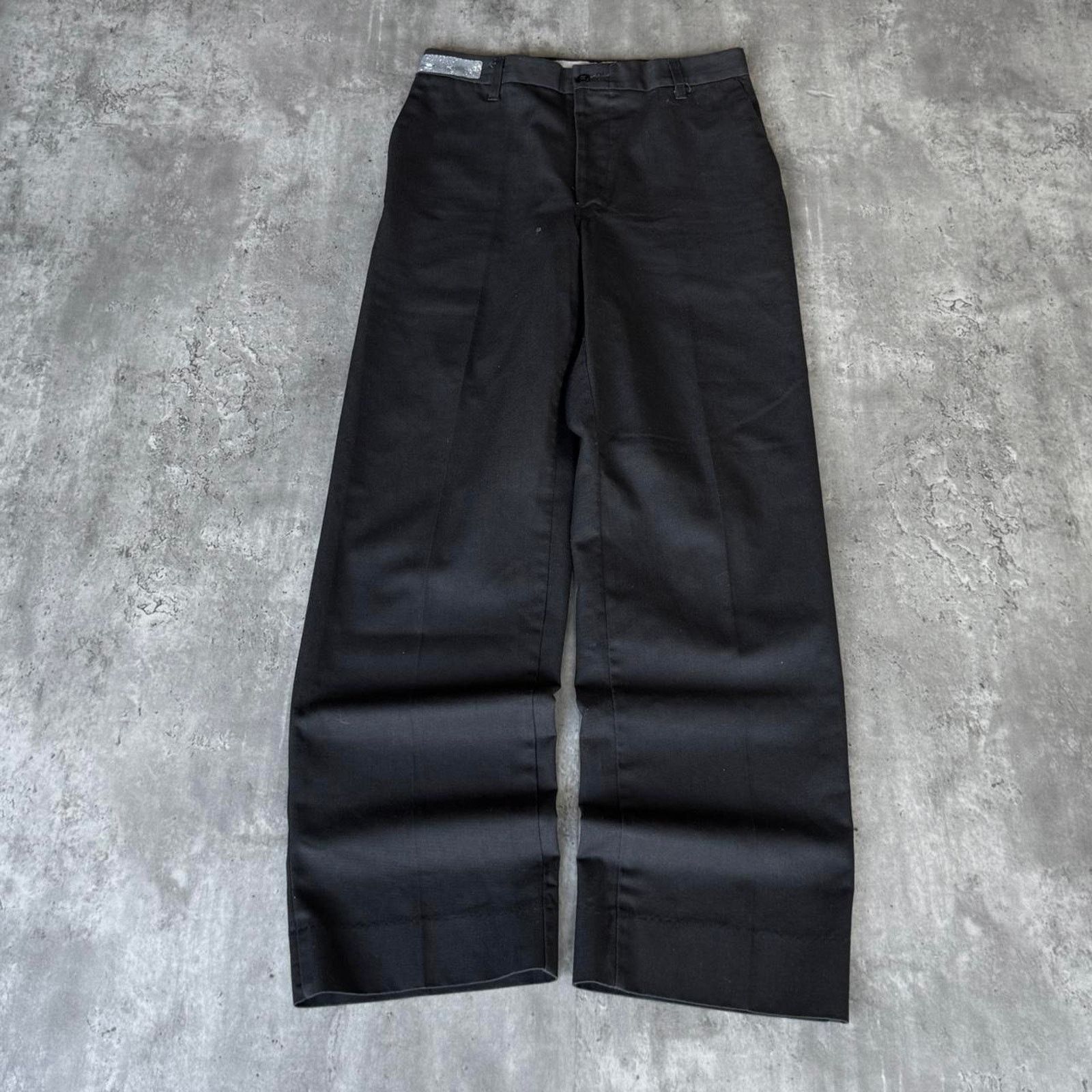 Carhartt × Dickies Vintage Y2K Tonal Black Grunge Made In USA Chino Tech Pants Size US 29 - 1 Thumbnail