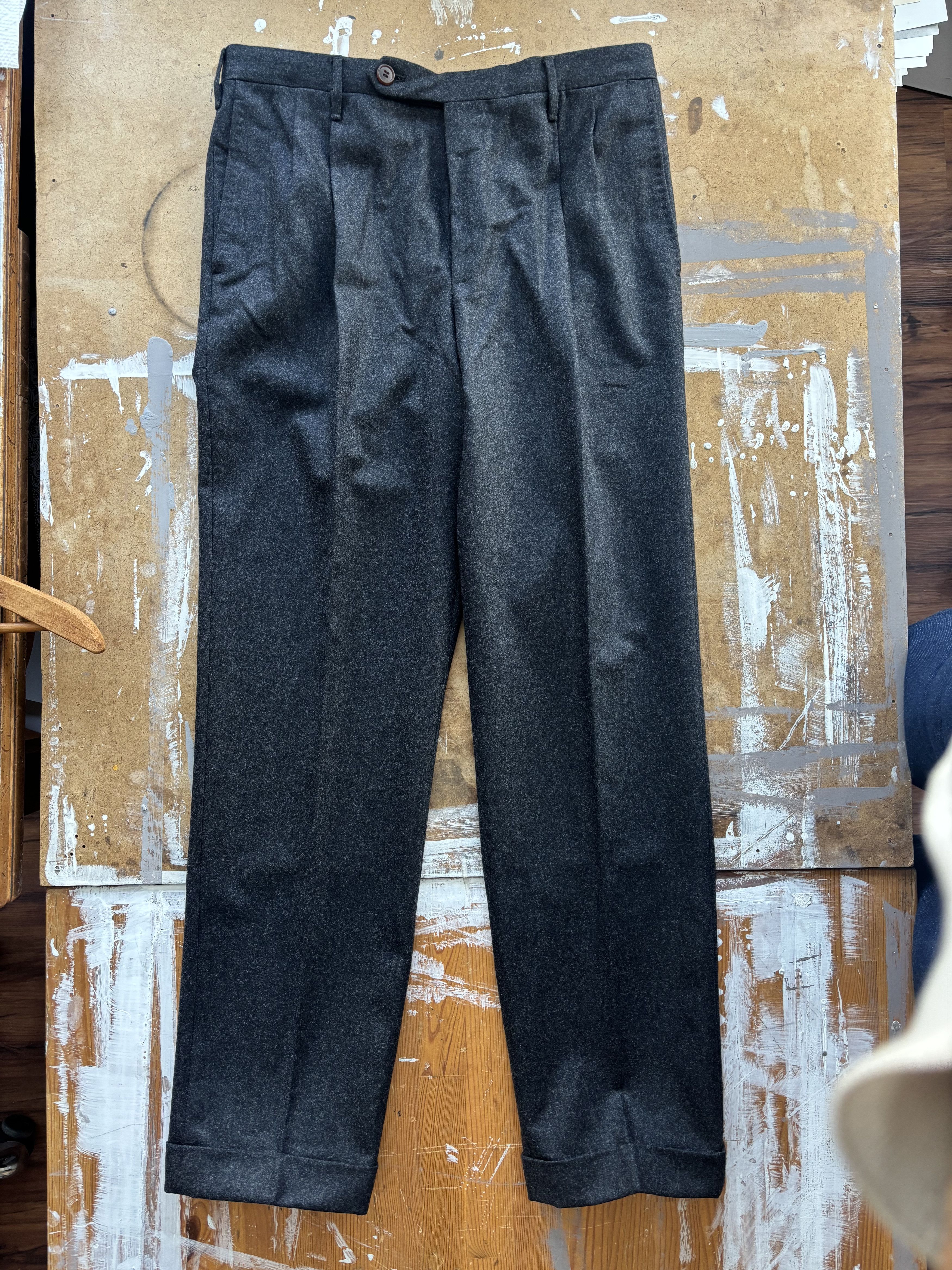 Rota Charcoal Flannel trousers Size 46R - 3 Thumbnail