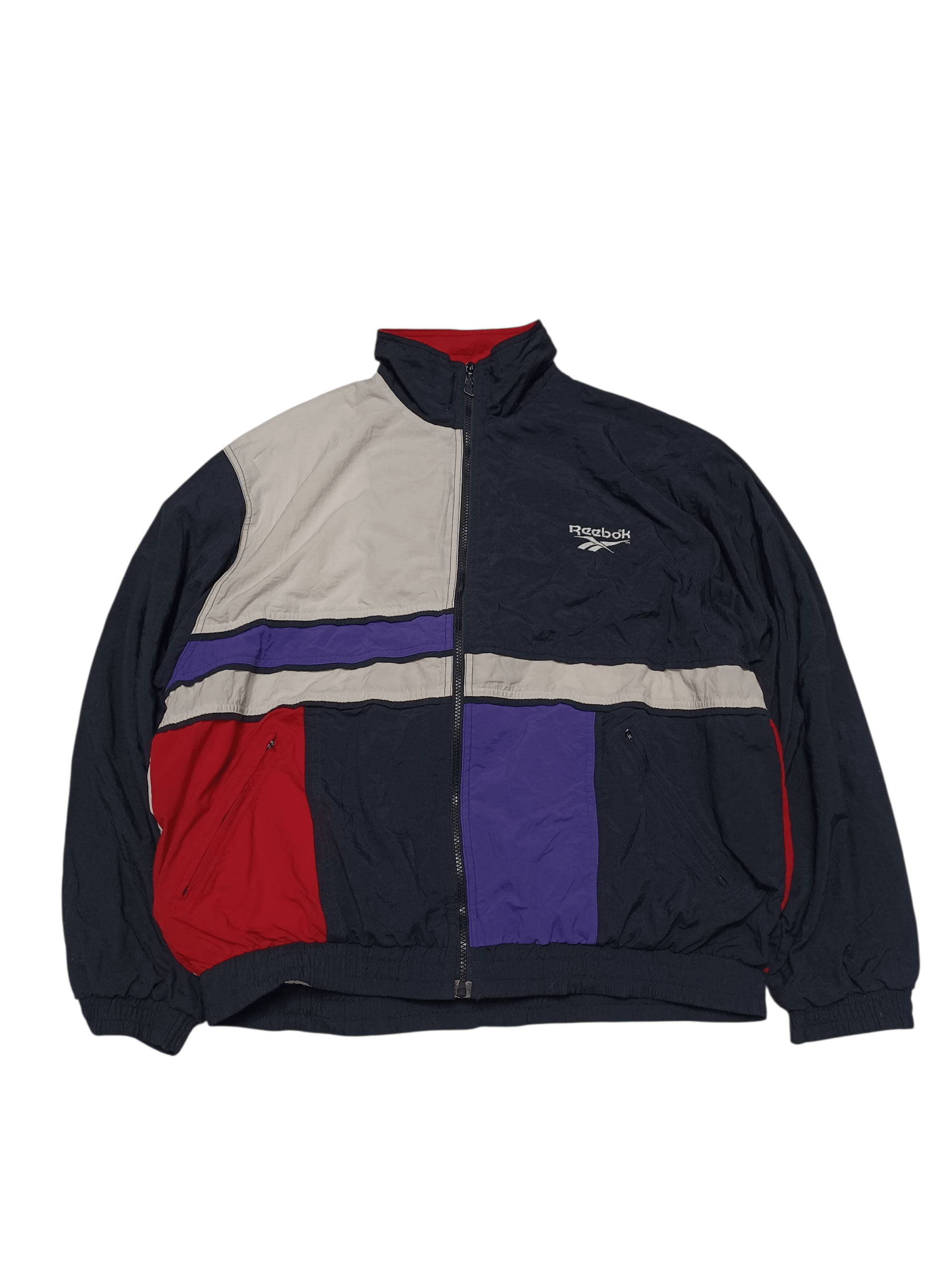 Reebok REEBOK VINTAGE 90S NYLON TRACK JACKET Size US XL / EU 56 / 4 - 1 Thumbnail