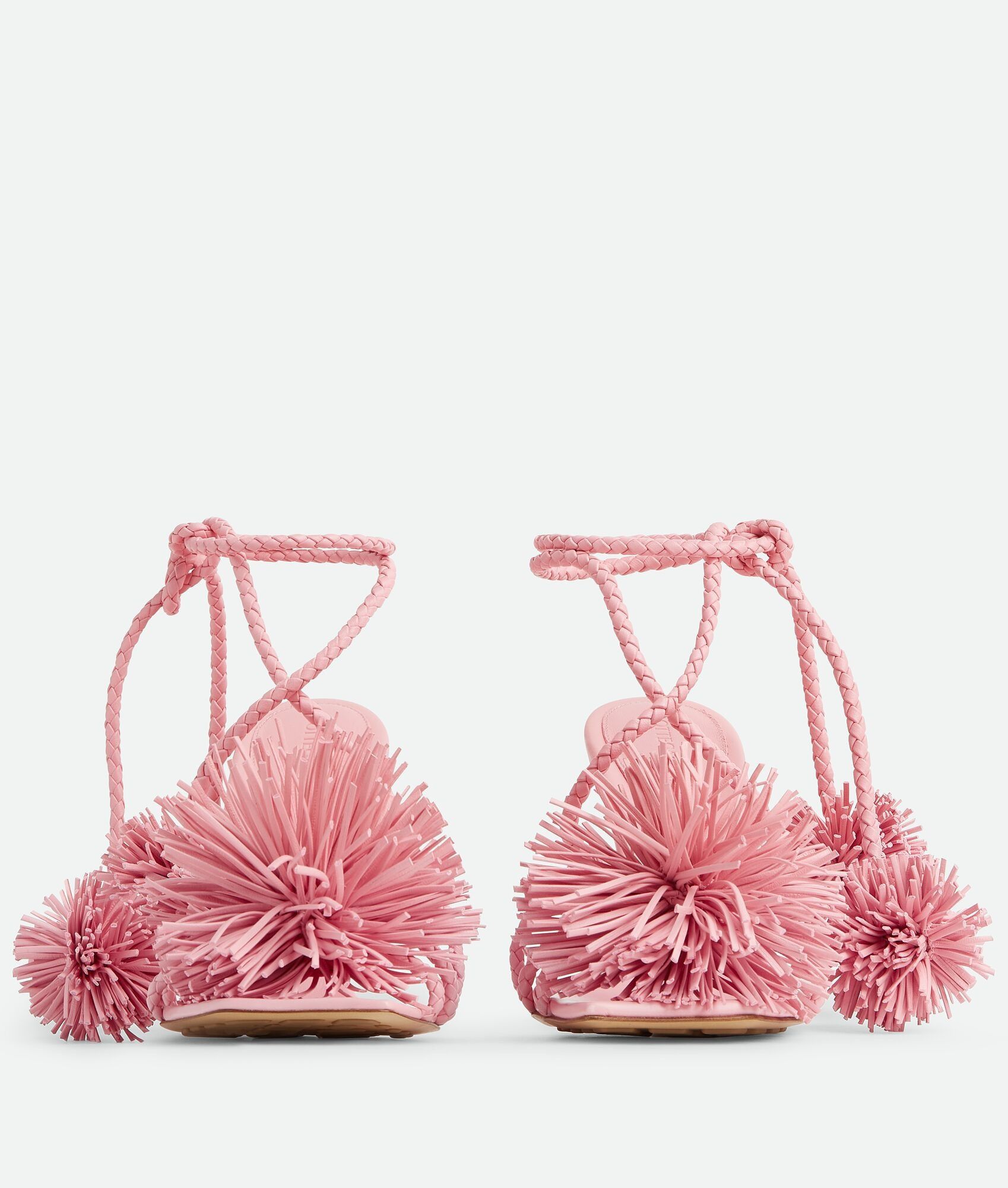 Bottega Veneta o1bcso1str0725 Adam Sandals in Pink Size US 11 / IT 41 - 2 Thumbnail