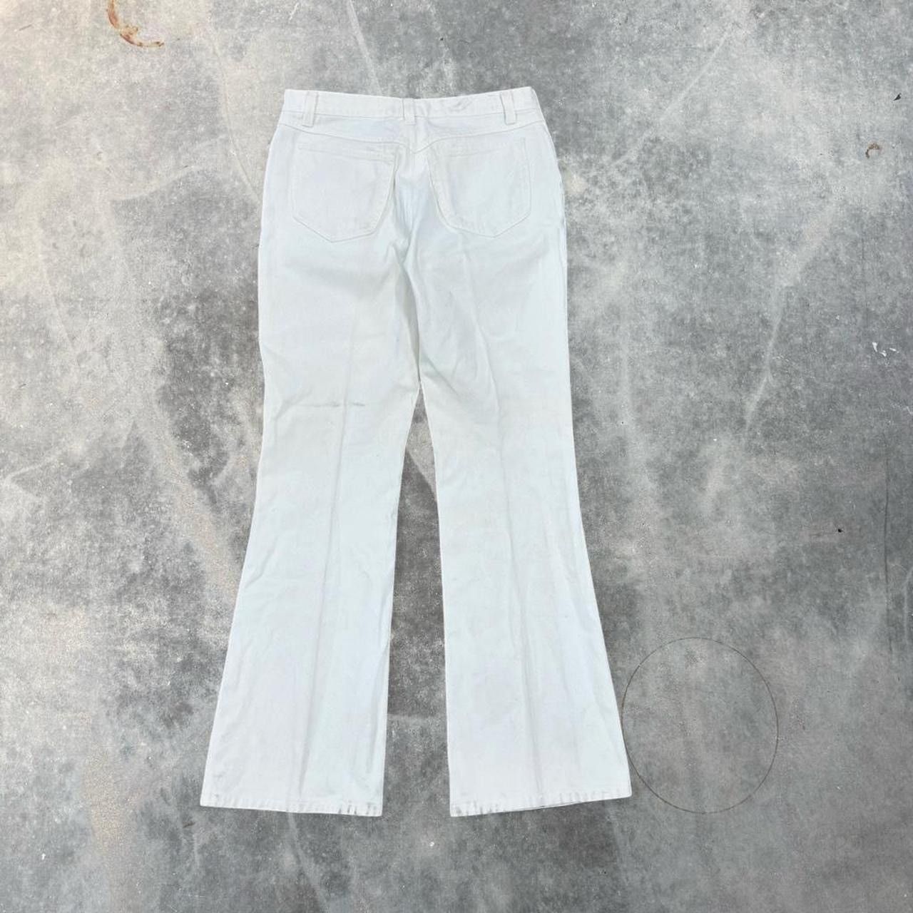 Dolce & Gabbana Dolce & Gabbana flare white jeans vintage size 30 Size 30" / US 8 / IT 44 - 2 Thumbnail