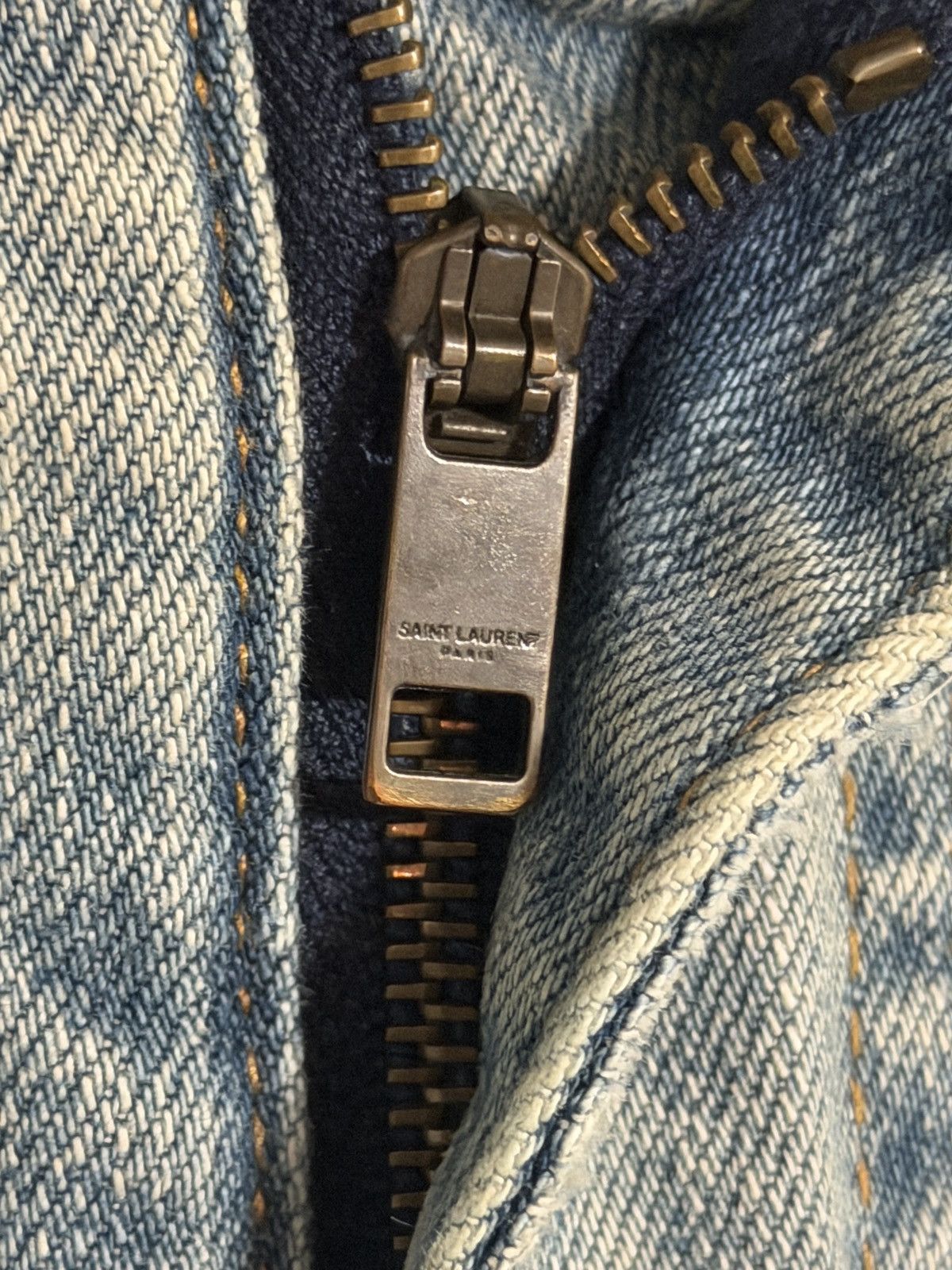 Saint Laurent Paris Saint Laurent Paris Crash Denim Size US 29 - 4 Thumbnail