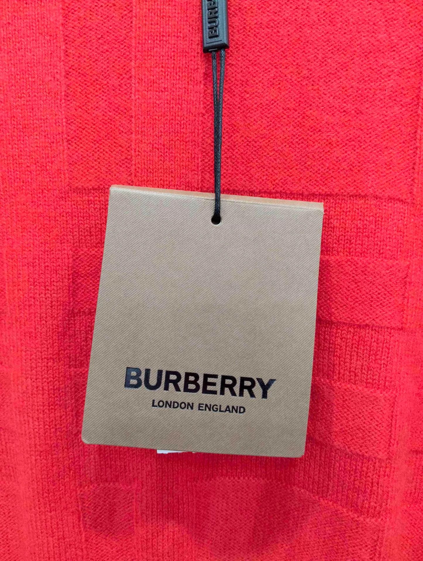 Burberry Burberry Check Knit Crew Cashmere Sweater Women's XS 99 New Size XS / US 0-2 / IT 36-38 - 6 Thumbnail