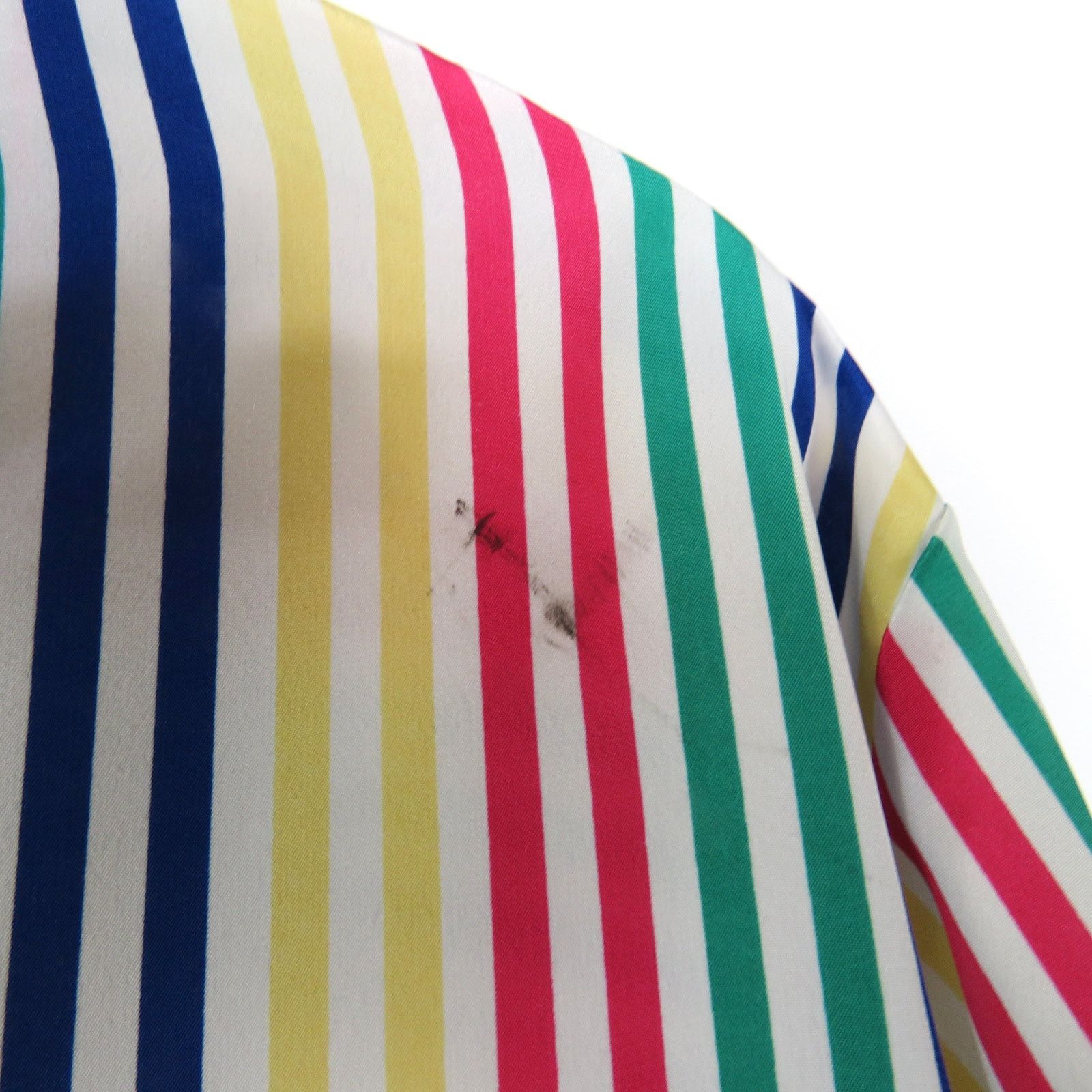 Vintage Vintage Retro Candy Stripe Blouse Short Sleeve Button Down Size L / US 10 / IT 46 - 5 Thumbnail