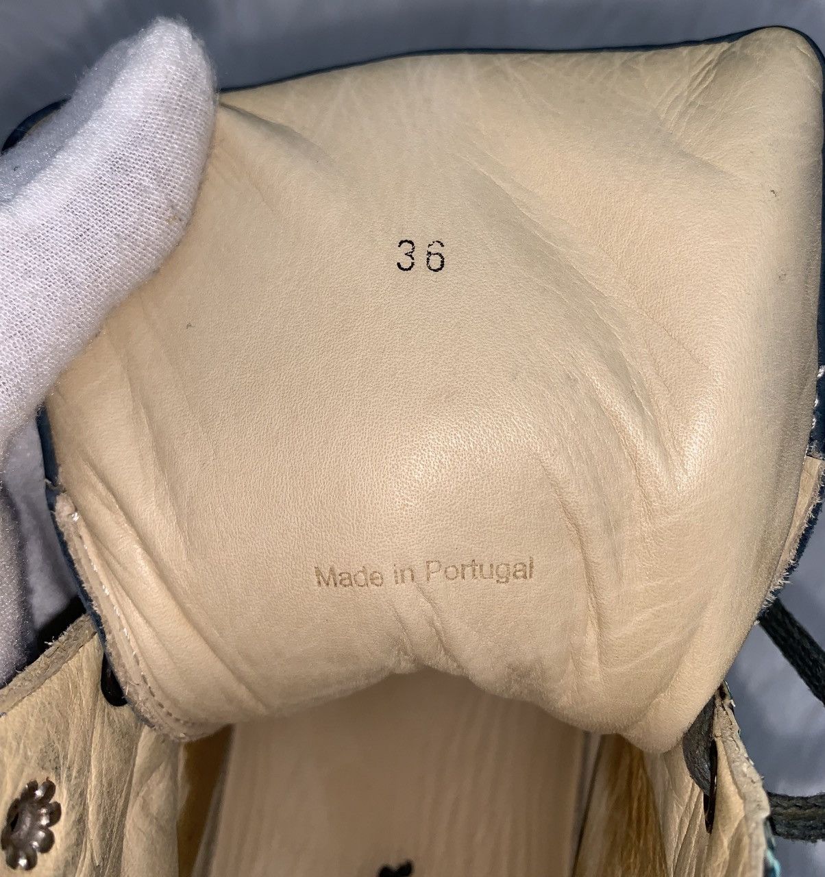 Jean Paul Gaultier Jean Paul Gaultier Phython Skin Sneakers Size US 6 / IT 36 - 8 Thumbnail