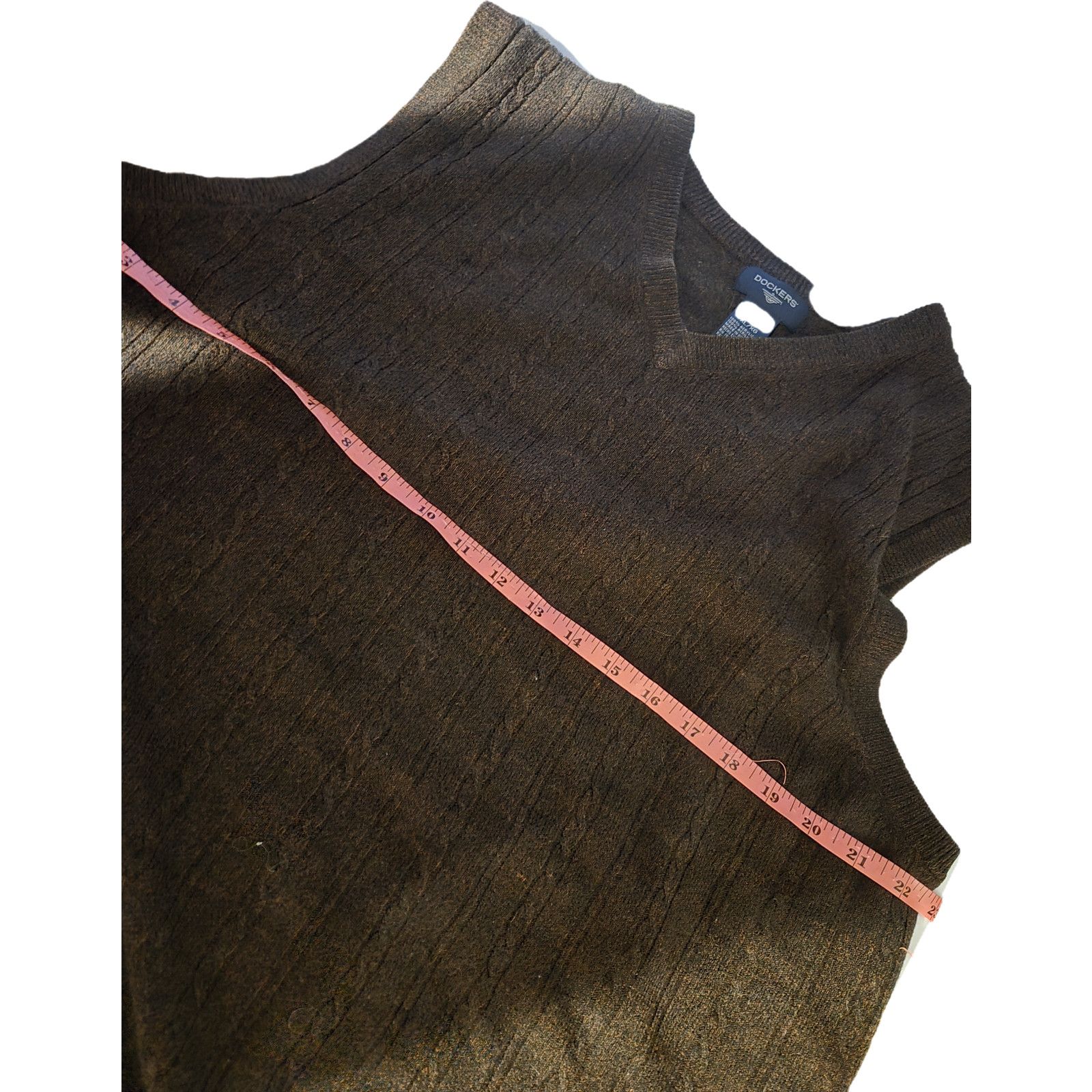 Dockers Dockers XL brown vest Size US XL / EU 56 / 4 - 7 Thumbnail