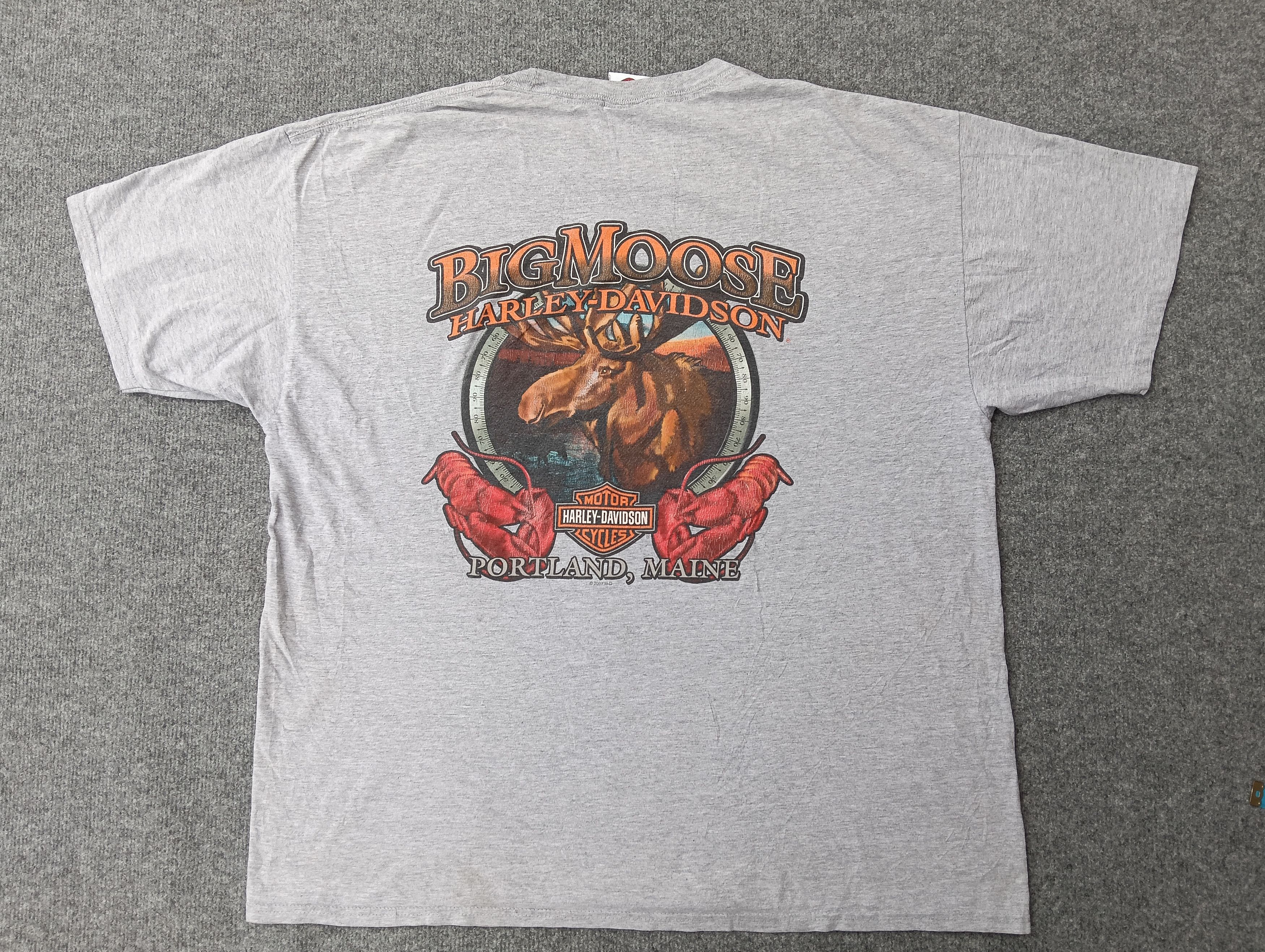 Harley Davidson × Vintage Big Moose Harley Davidson Portland. Size US XXL / EU 58 / 5 - 1 Thumbnail