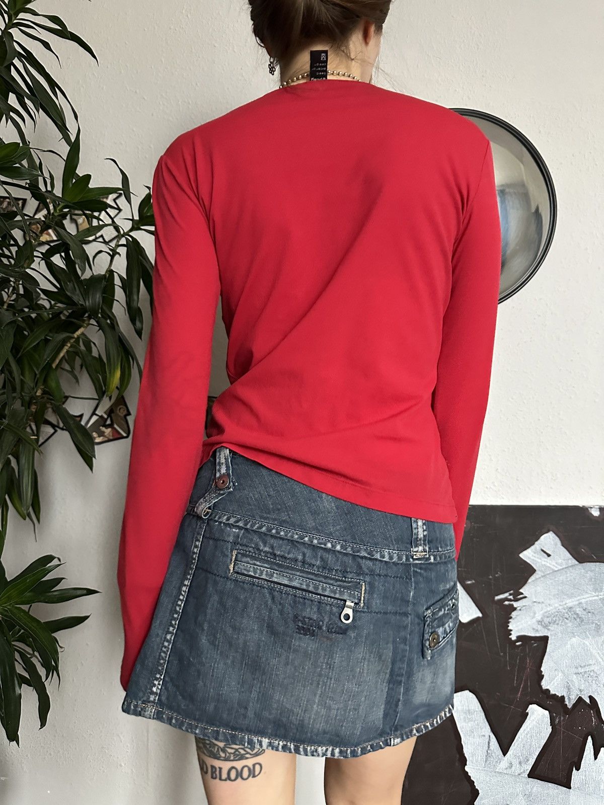 20471120 × Seditionaries E-PLAY Cyber Rave Logo Vintage 90s Stretchy Top Size L / US 10 / IT 46 - 6 Thumbnail