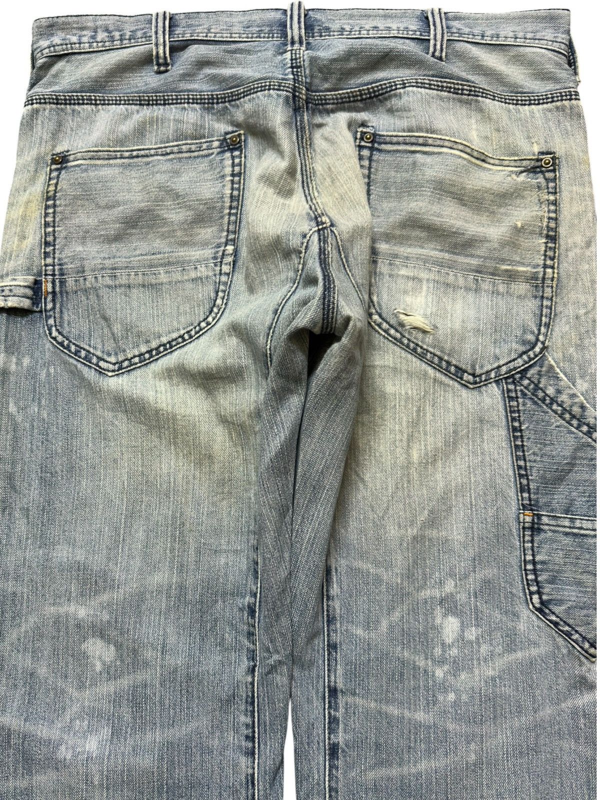 Hysteric Glamour Vintage UJ Jeans Cargo Double Knee Tactical Denim Size US 35 - 5 Thumbnail