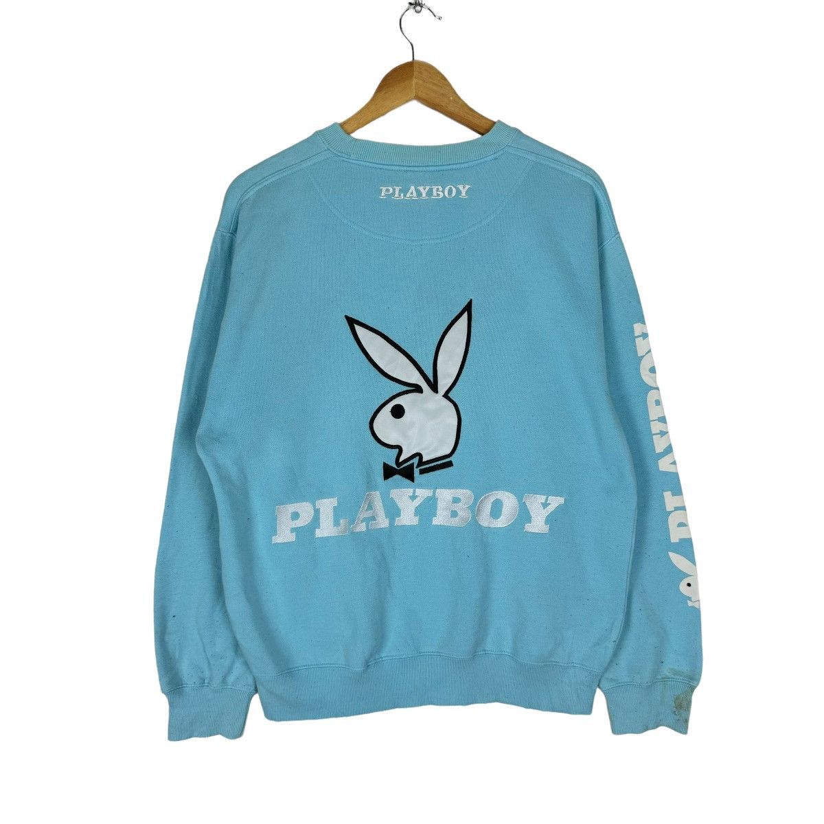 Playboy × Vintage ⚡️PLAYBOY BUNNY BIG LOGO CREWNECK SWEATSHIRT Size US L / EU 52-54 / 3 - 1 Thumbnail